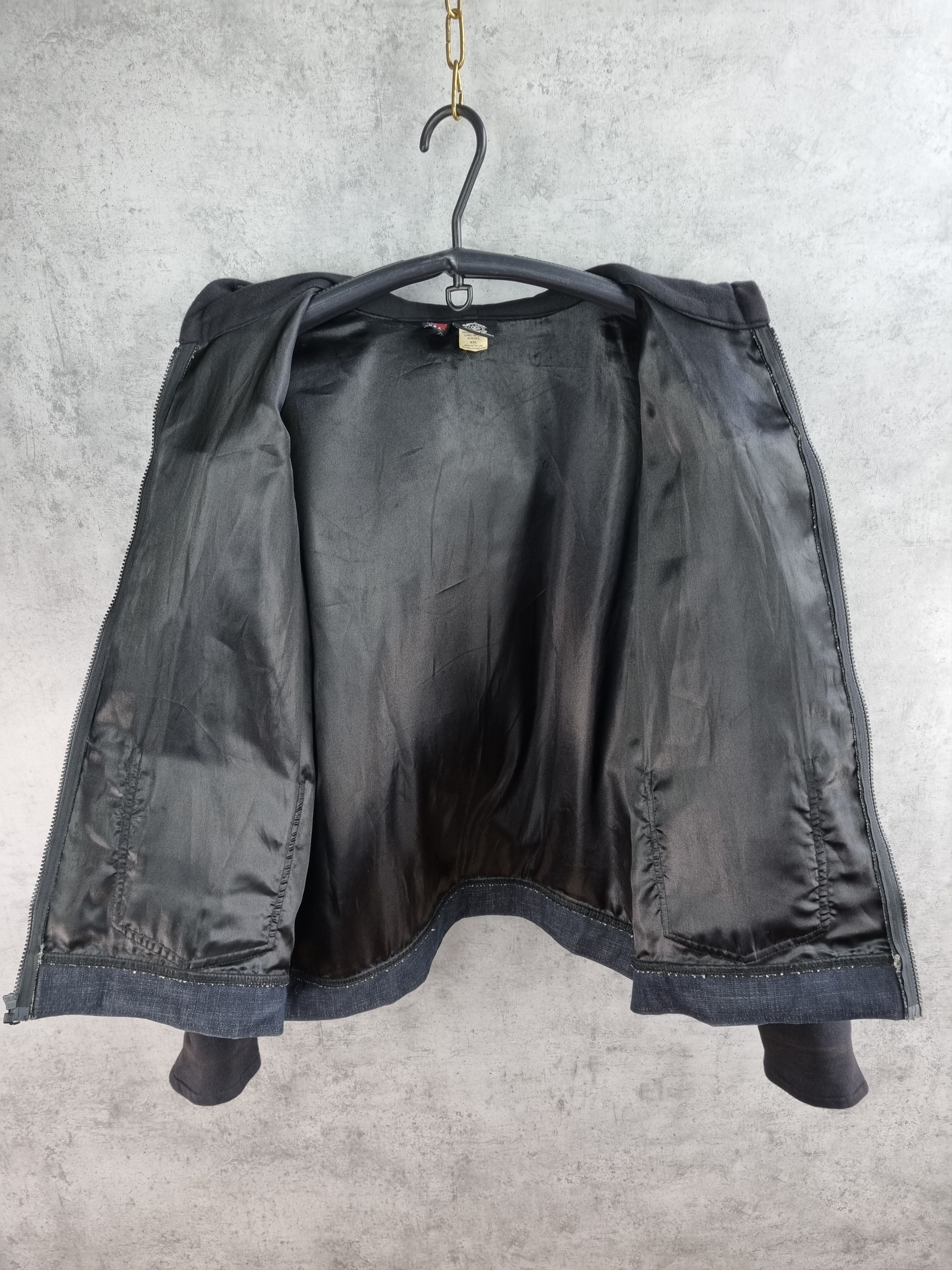 Other Rare Sons of Anarchy Denim Biker Hooded Jacket Size US XL / EU 56 / 4 - 10 Thumbnail