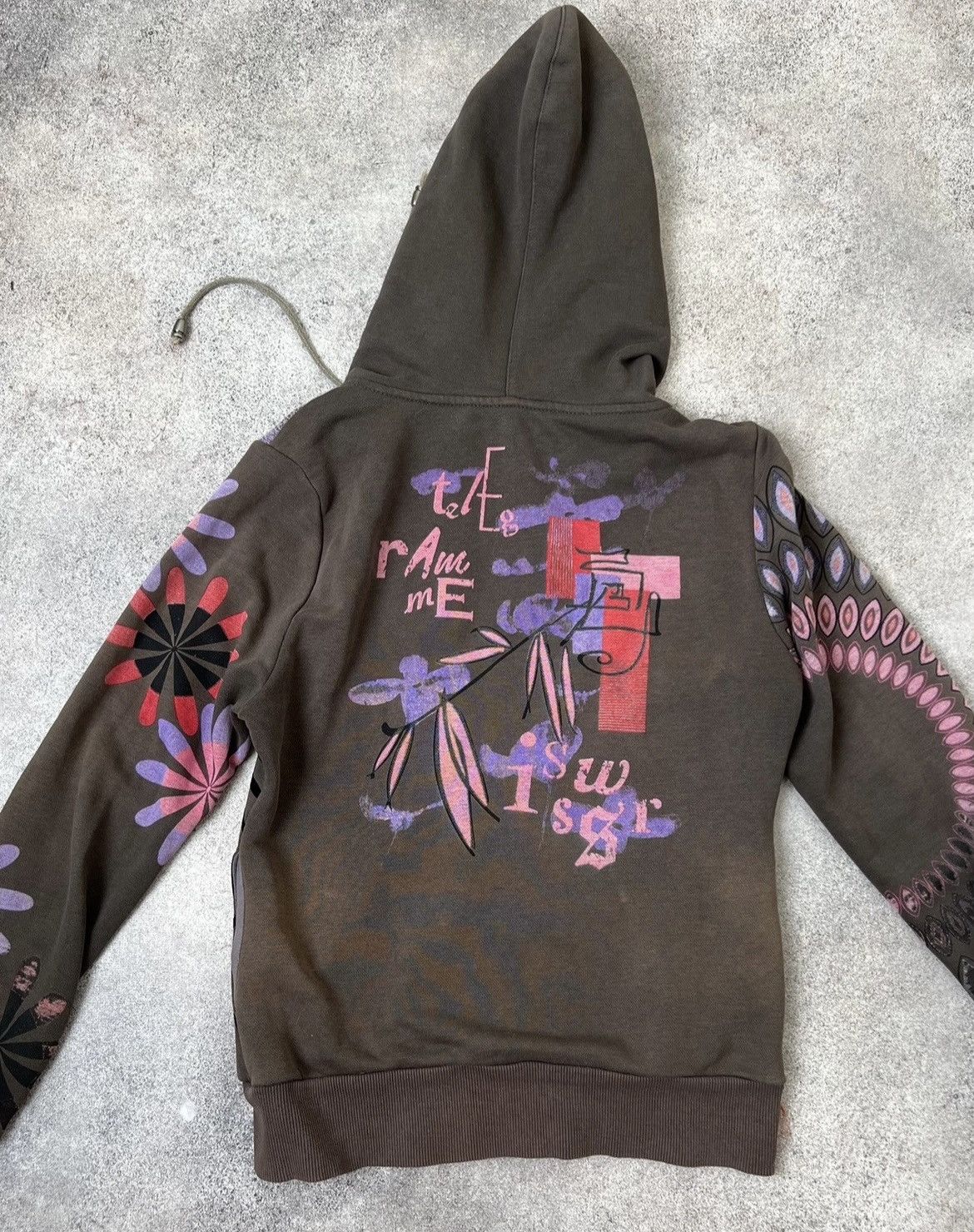Hysteric Glamour × Vintage Vintage printed sun faded zip hoodie Size M / US 6-8 / IT 42-44 - 6 Thumbnail