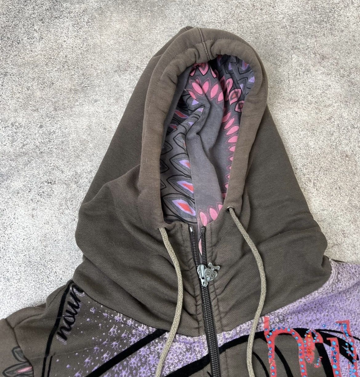 Hysteric Glamour × Vintage Vintage printed sun faded zip hoodie Size M / US 6-8 / IT 42-44 - 5 Thumbnail