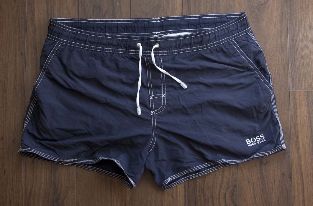 Hugo Boss Hugo Boss Swim Shorts Size S /33 Dark Blue Grailed