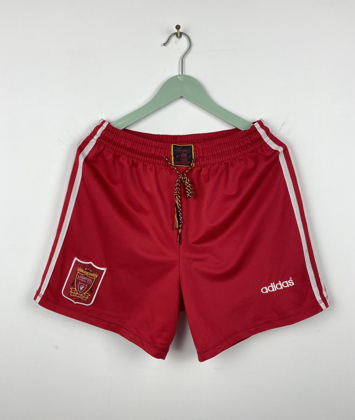 Adidas Vintage Liverpool 1995 1996 Shorts Soccer PSG Milan Roma Size US 32 / EU 48 - 1 Thumbnail