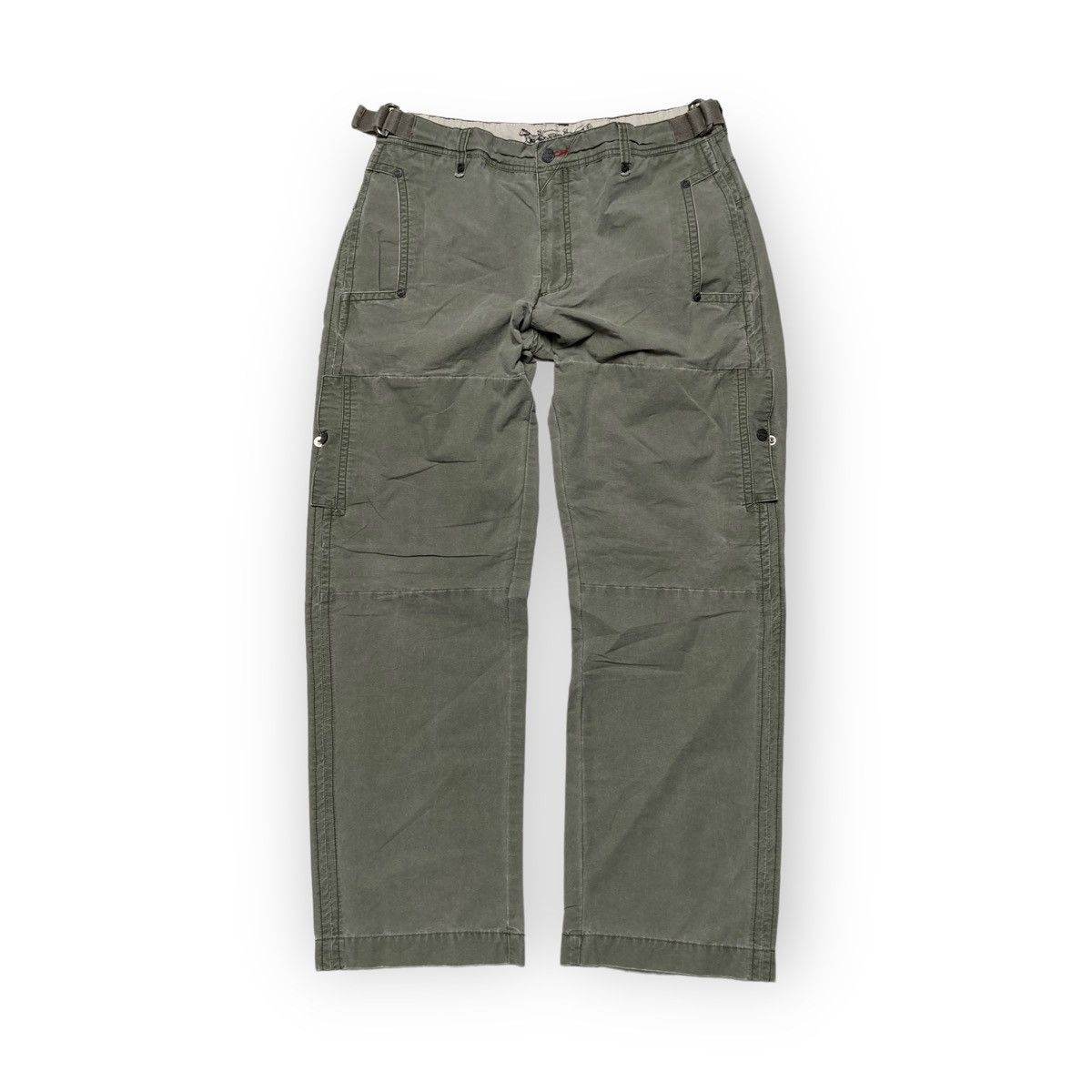 Levi's × Levi's Vintage Clothing Vintage Baggy Levis Washed Distressed Cargo Pants Wide Leg Size US 34 / EU 50 - 3 Thumbnail