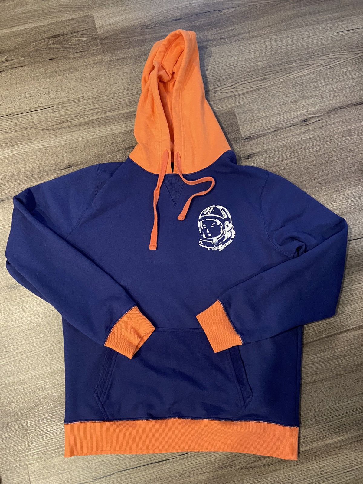Billionaire Boys Club BBC Vintage embroidered navy orange hoodie Size US M / EU 48-50 / 2 - 1 Thumbnail