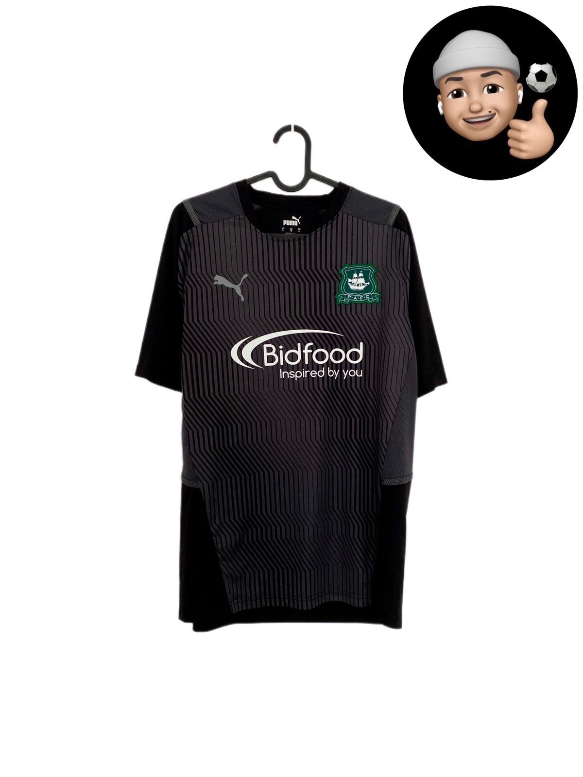 Puma 2020 2021 PAFC Plymouth Argyle England Puma Soccer Jersey Size US L / EU 52-54 / 3 - 1 Thumbnail