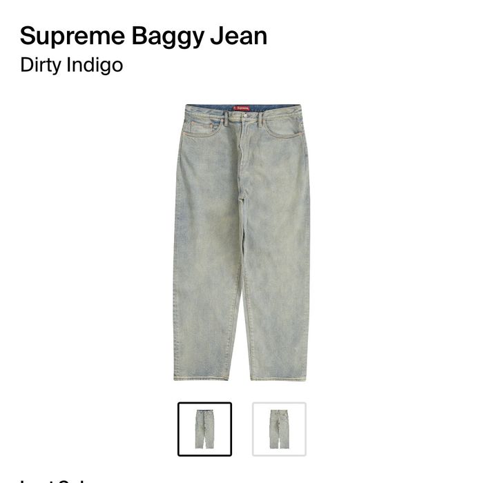Supreme Baggy Jean ''Dirty indigo\