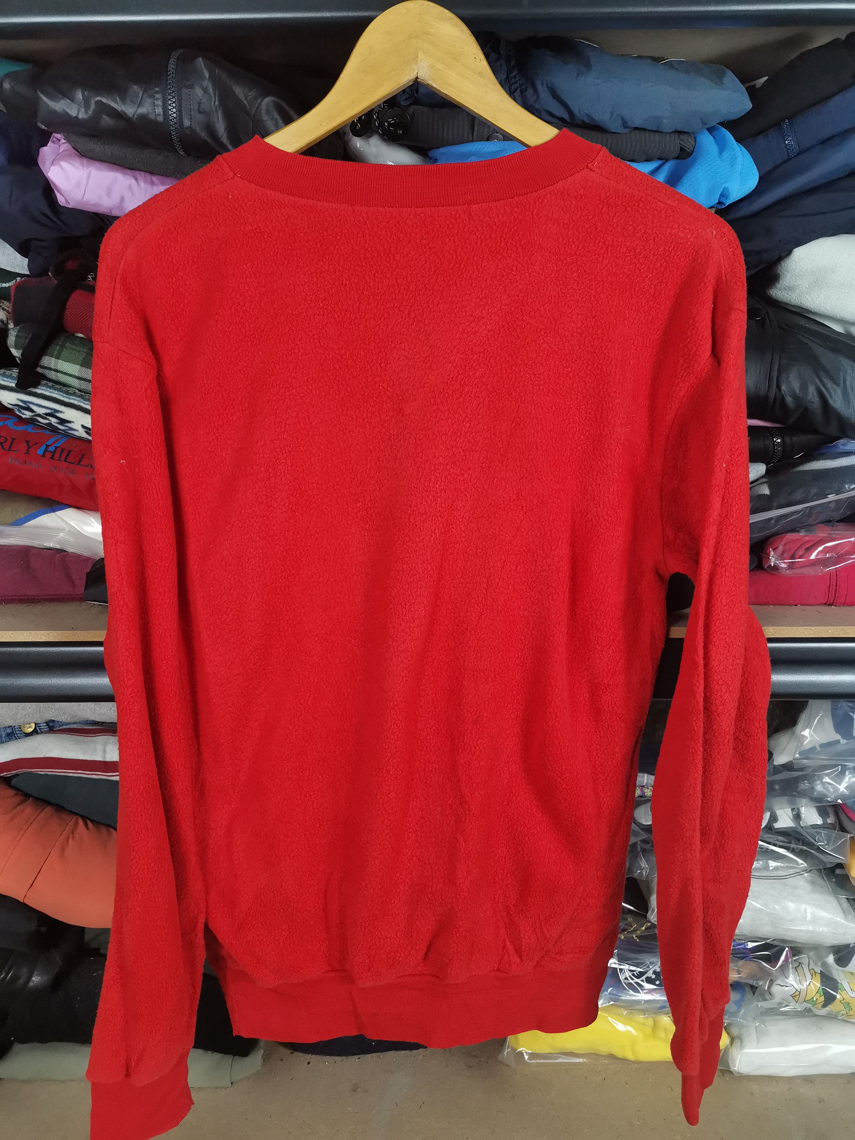 Coca Cola × Vintage Vintage 90s Coca-Cola Fleece V Neck Sweatshirt Size US S / EU 44-46 / 1 - 3 Thumbnail