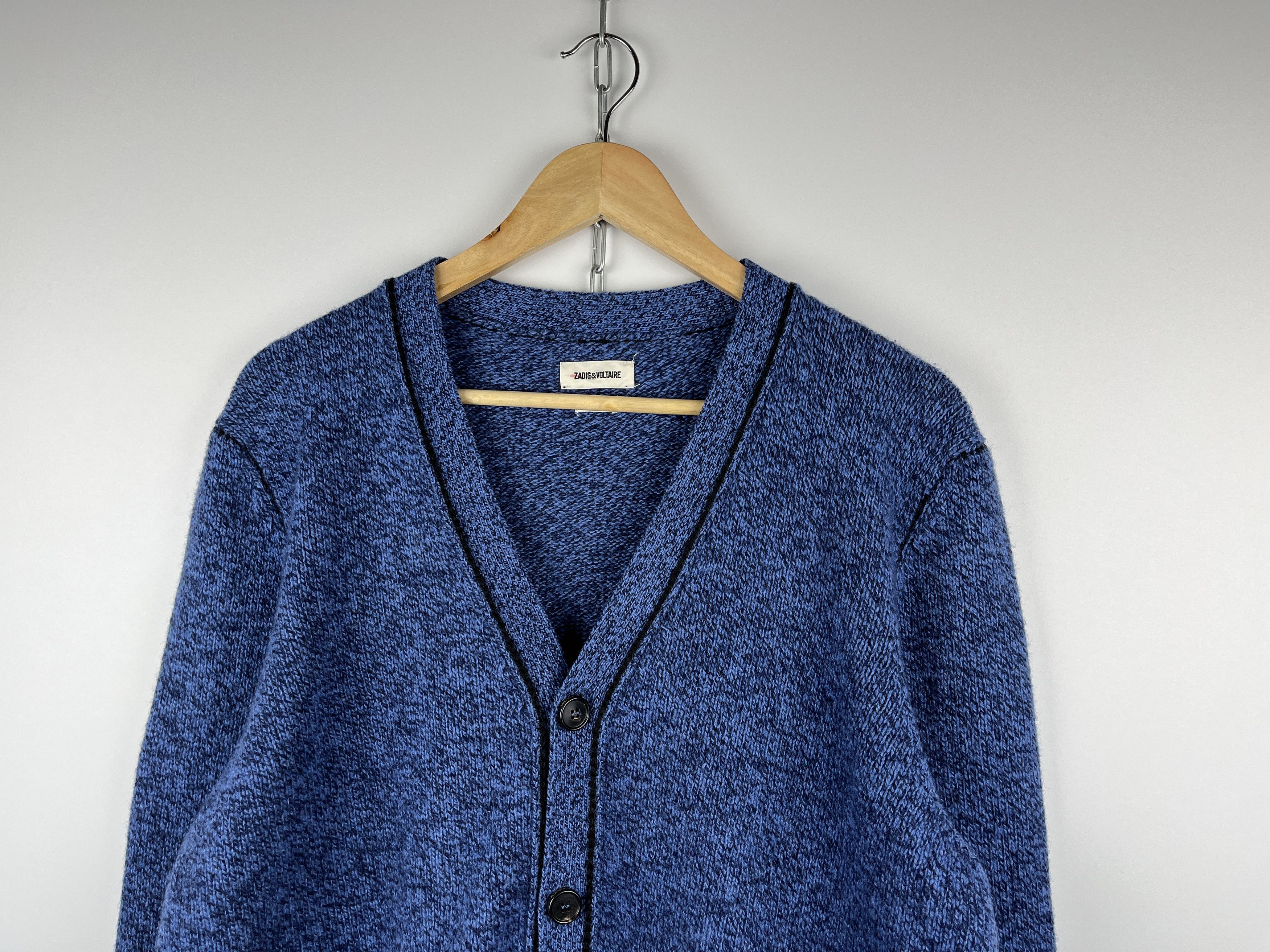 Zadig & Voltaire Zadig & Voltaire Wool Knit Malt Cardigan Sweater Size US XL / EU 56 / 4 - 3 Thumbnail