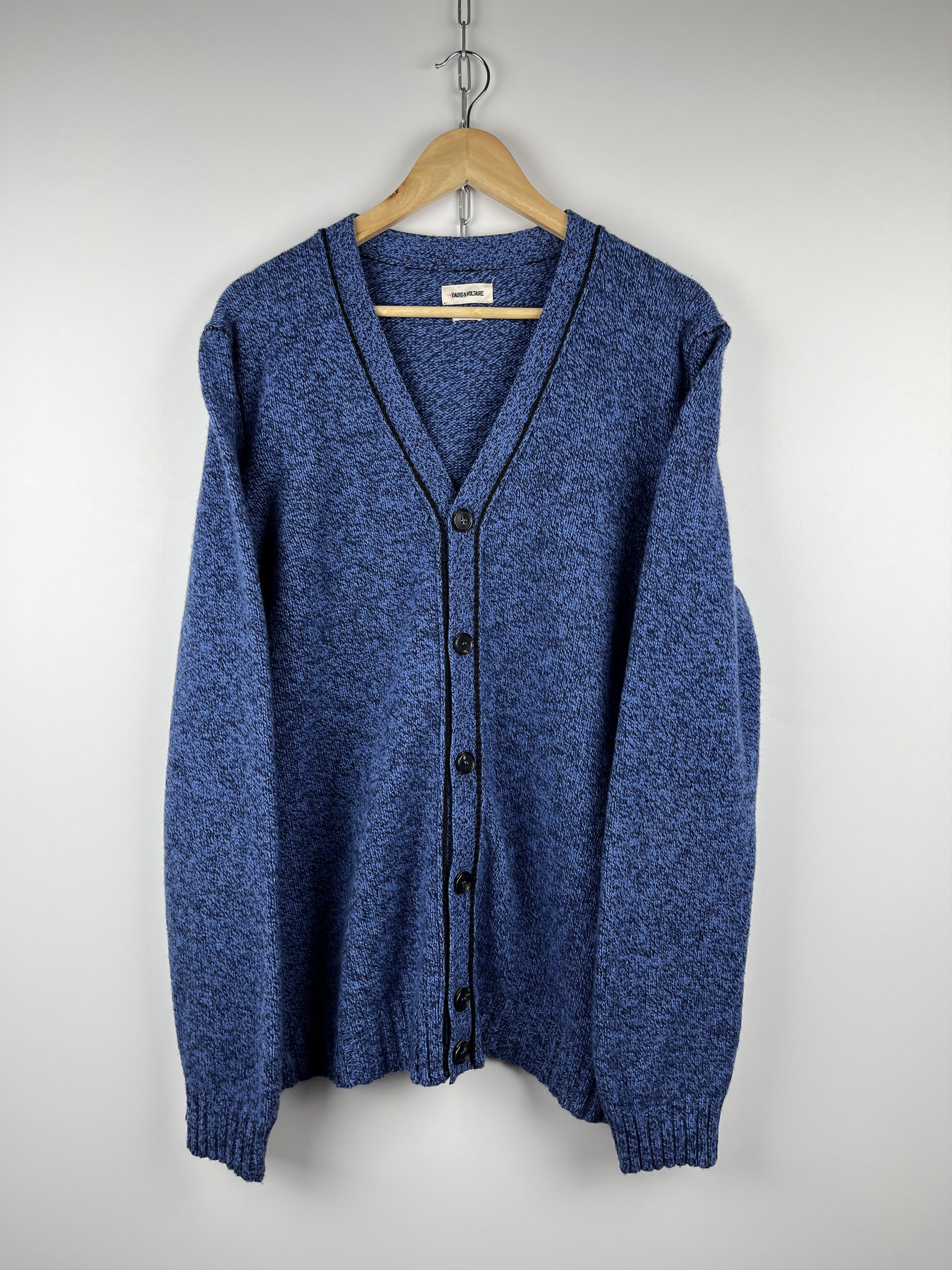 Zadig & Voltaire Zadig & Voltaire Wool Knit Malt Cardigan Sweater Size US XL / EU 56 / 4 - 4 Thumbnail