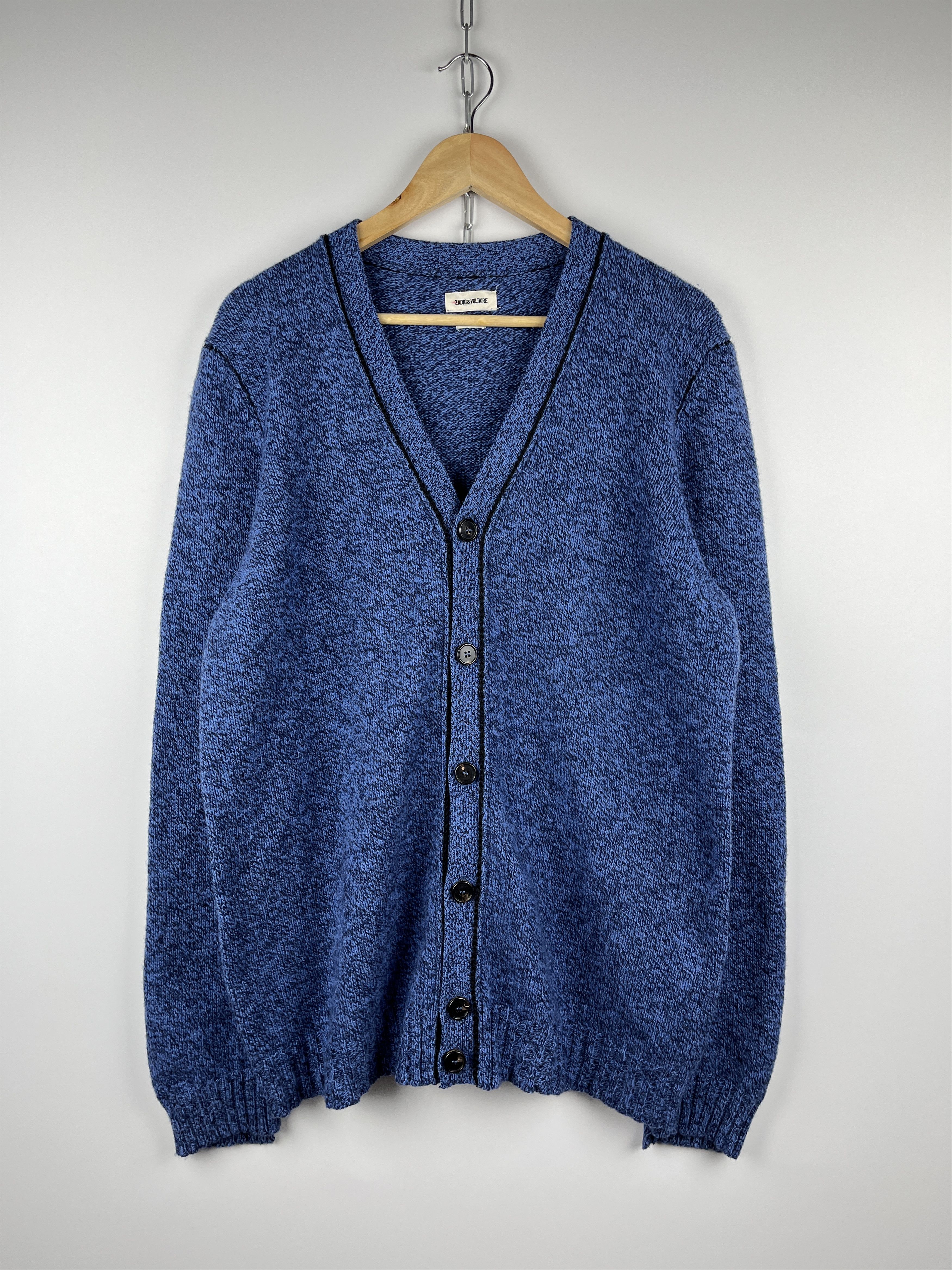 Zadig & Voltaire Wool Knit Malt Cardigan Sweater