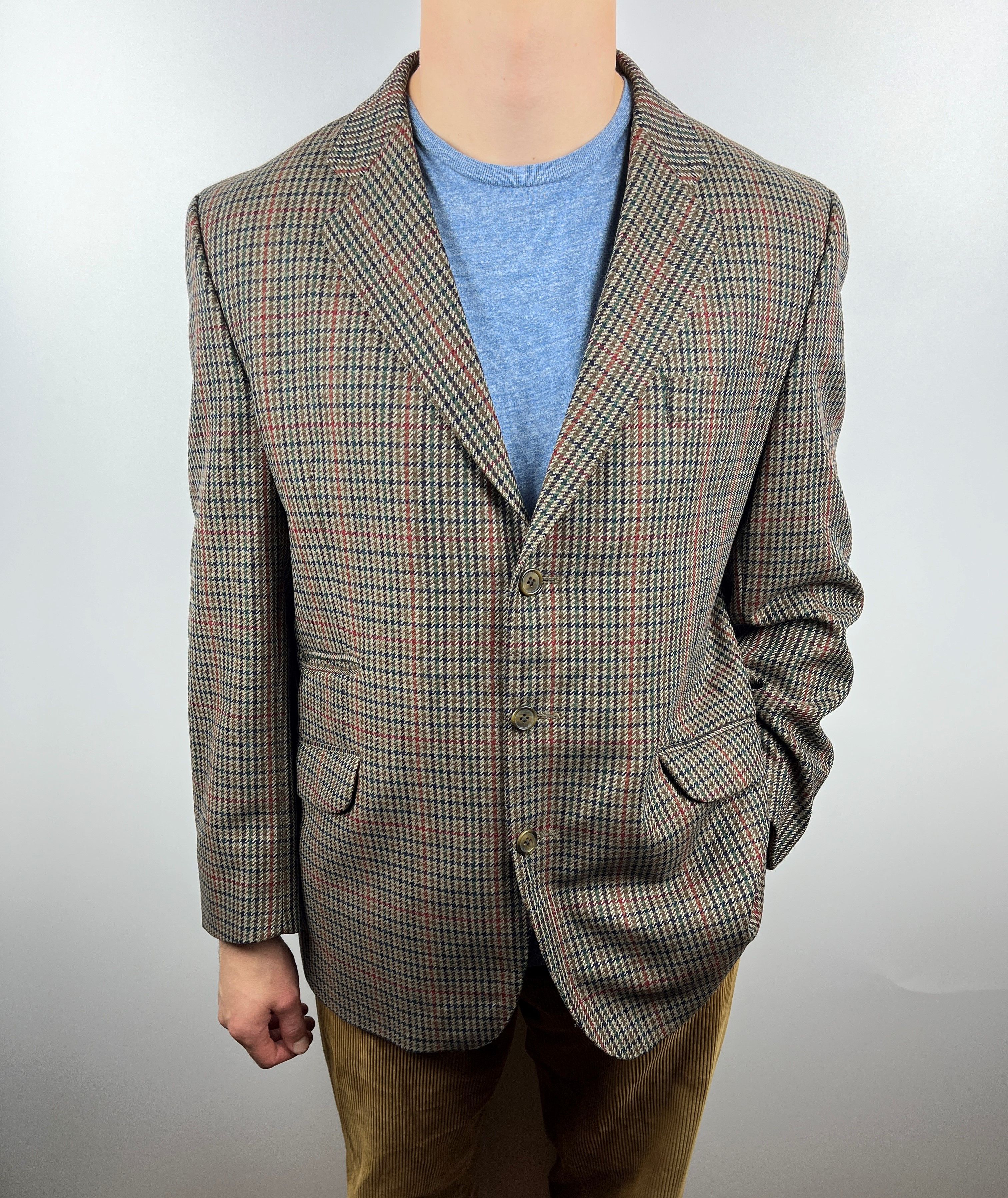 Vintage Brook Taverner Wool Blazer Sports Coat Suit Jacket