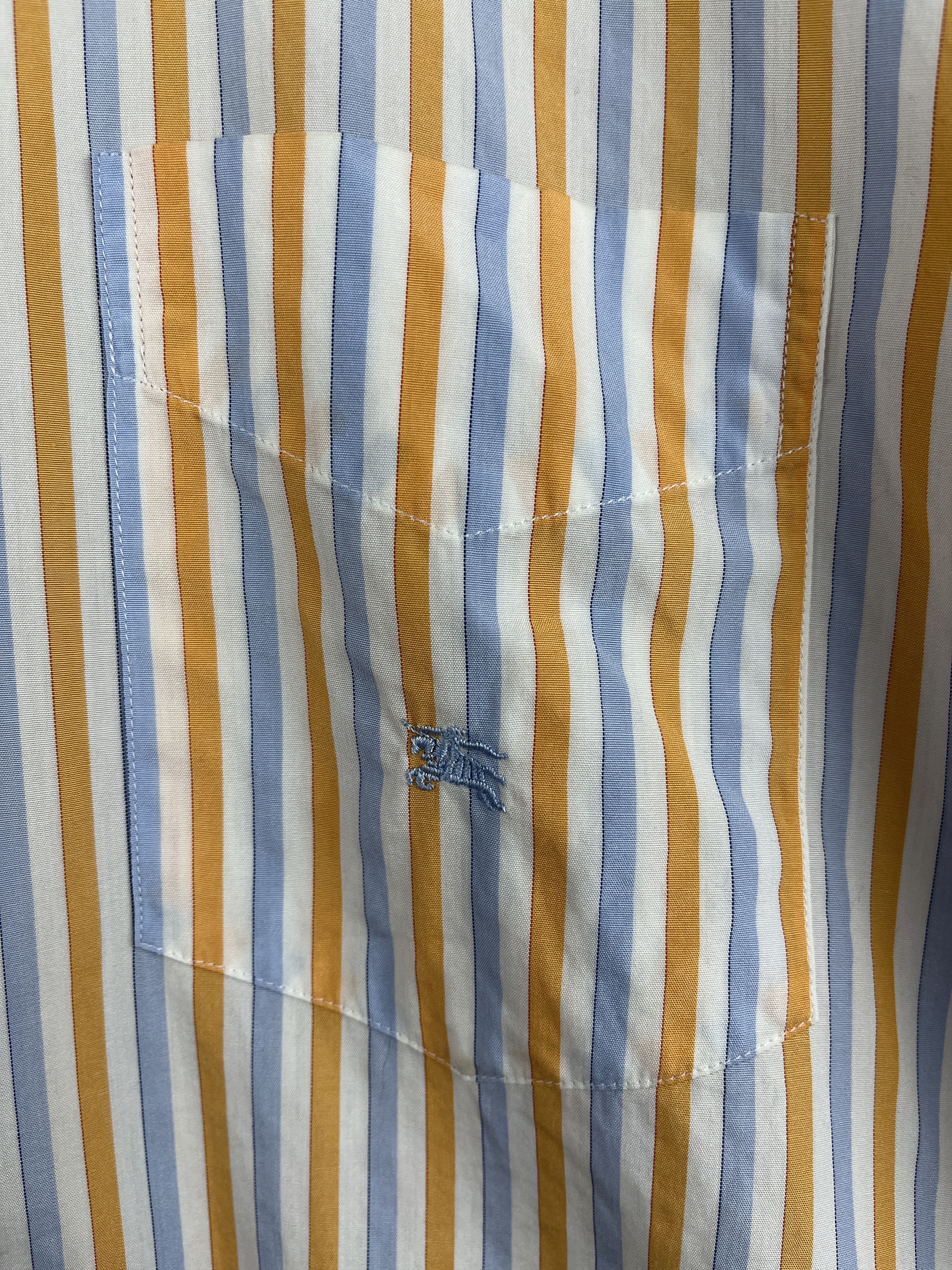 Burberry × Vintage Burberry London Striped Shirt Button Up Size US L / EU 52-54 / 3 - 5 Thumbnail
