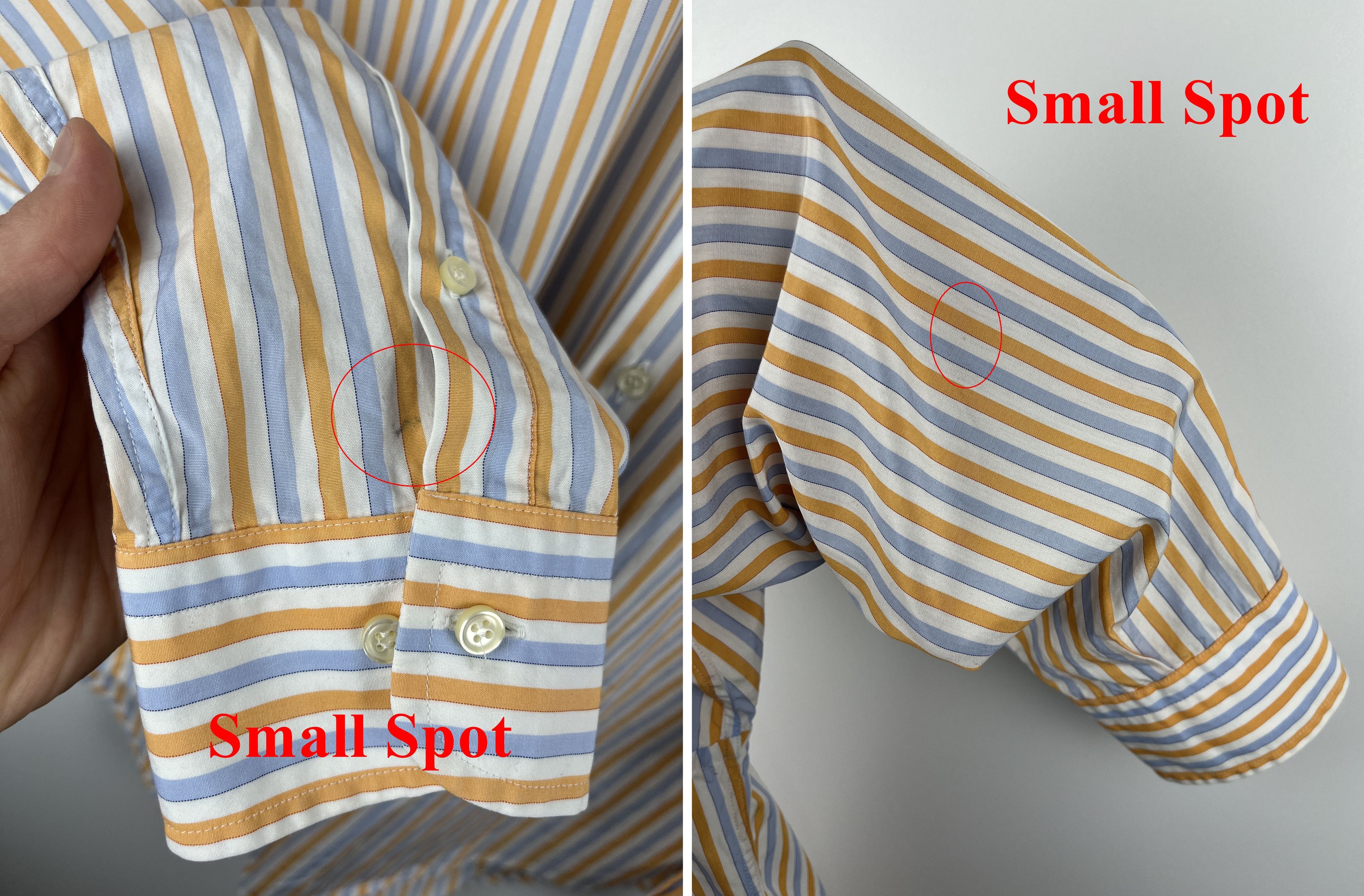 Burberry × Vintage Burberry London Striped Shirt Button Up Size US L / EU 52-54 / 3 - 9 Thumbnail