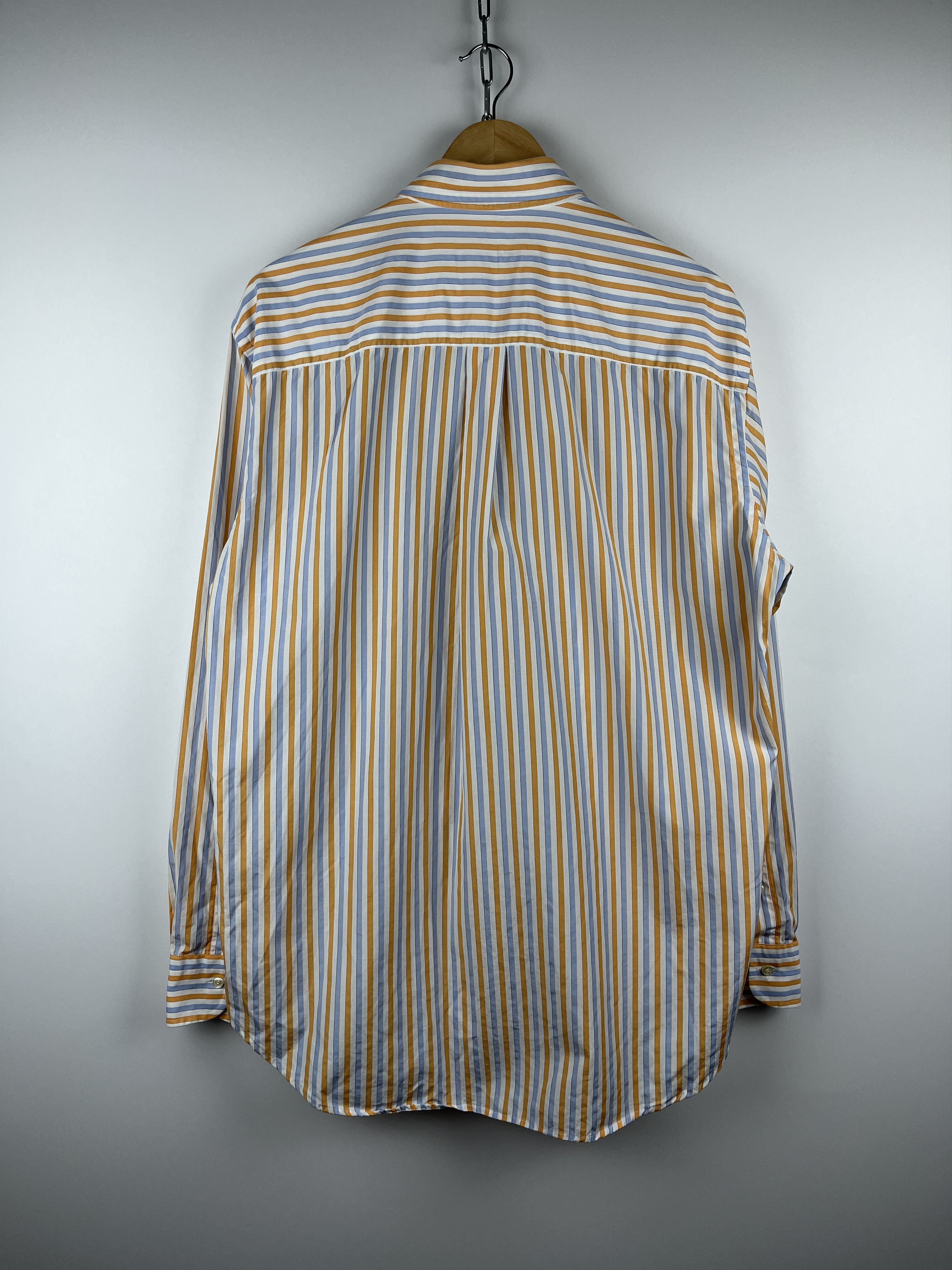 Burberry × Vintage Burberry London Striped Shirt Button Up Size US L / EU 52-54 / 3 - 10 Thumbnail