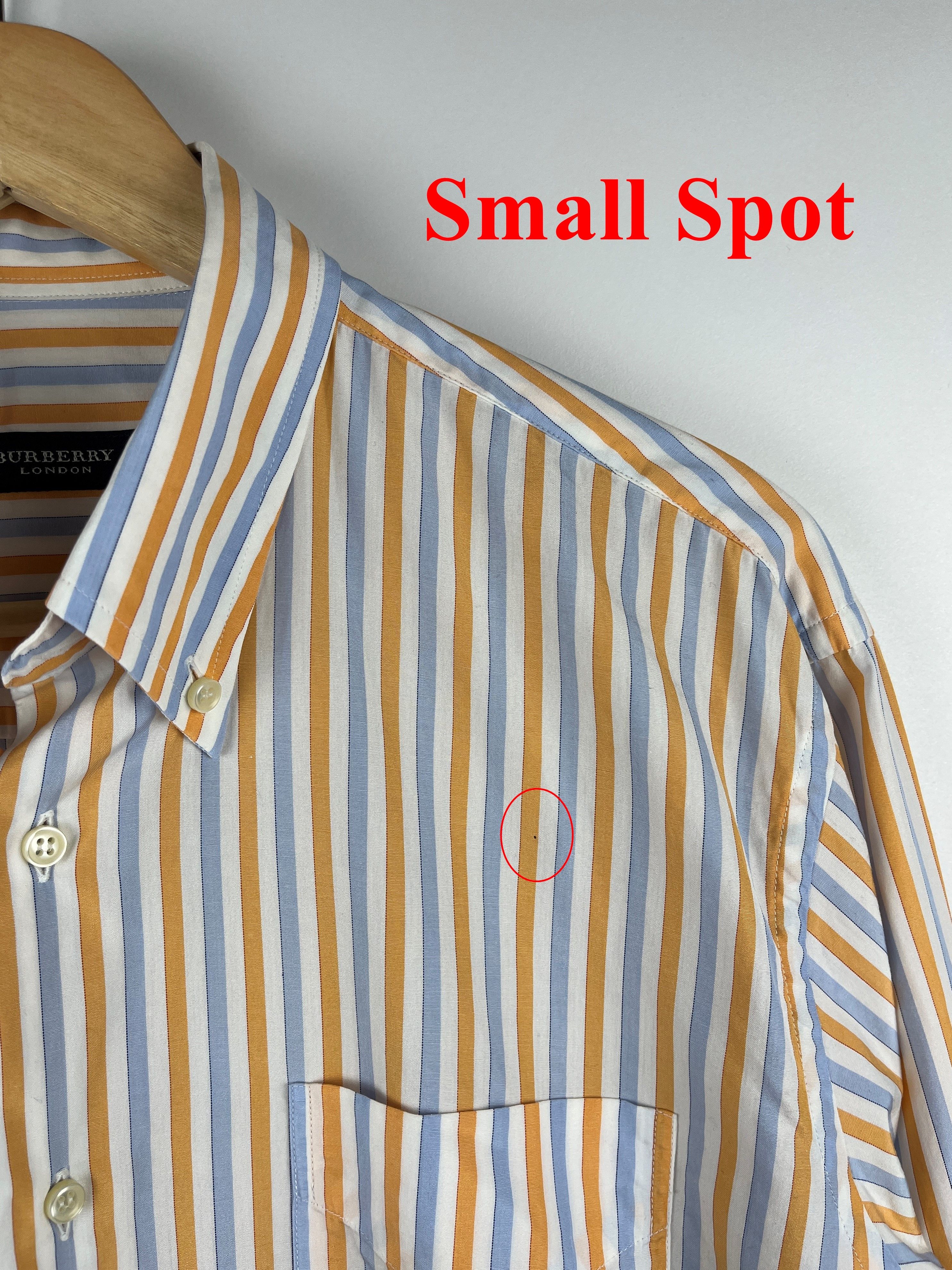 Burberry × Vintage Burberry London Striped Shirt Button Up Size US L / EU 52-54 / 3 - 7 Thumbnail