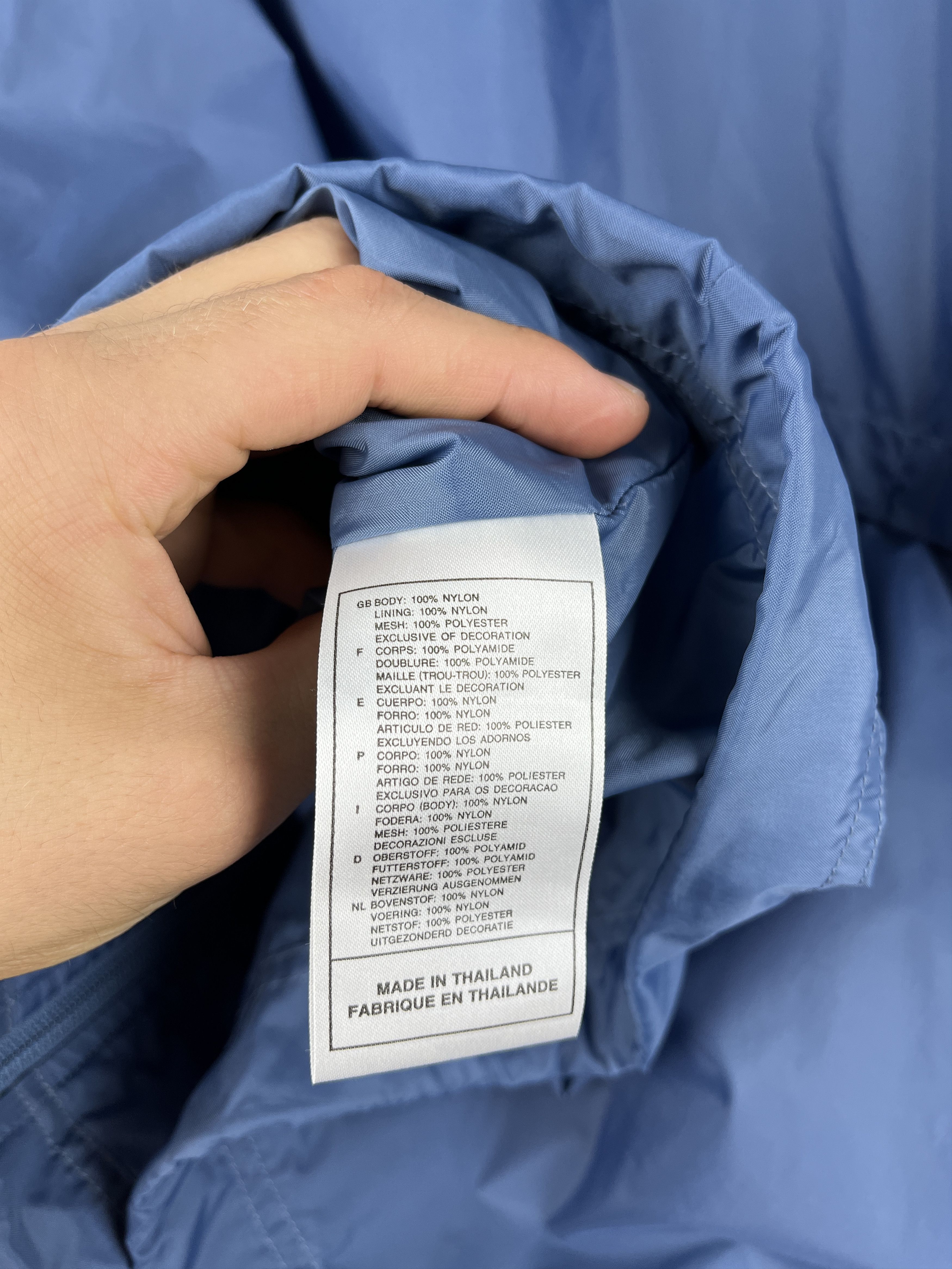 Nike × Vintage 00's Nike Vintage Small Swoosh Nylon Windbreaker Jacket Size US S / EU 44-46 / 1 - 9 Thumbnail