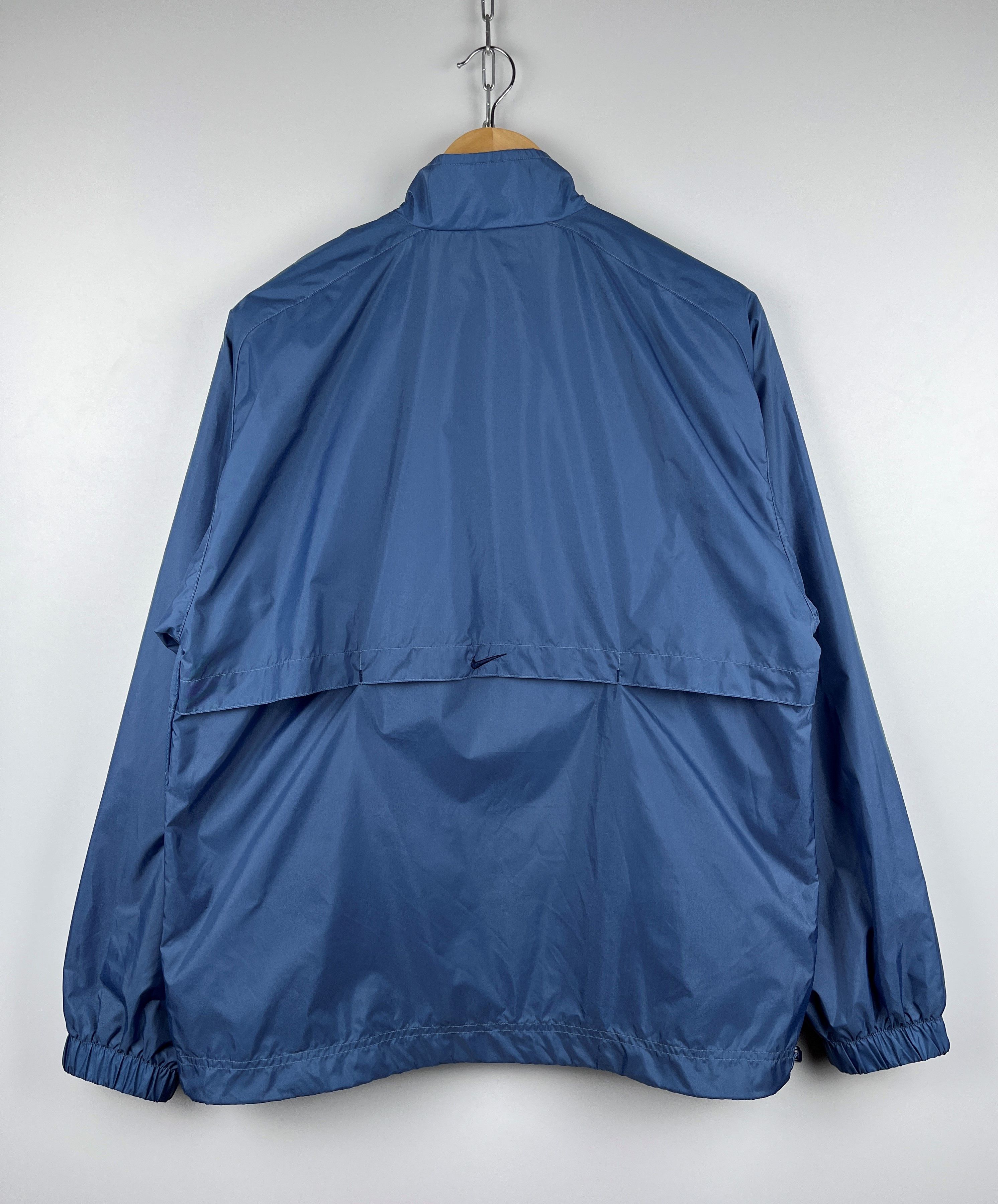 Nike × Vintage 00's Nike Vintage Small Swoosh Nylon Windbreaker Jacket Size US S / EU 44-46 / 1 - 7 Thumbnail