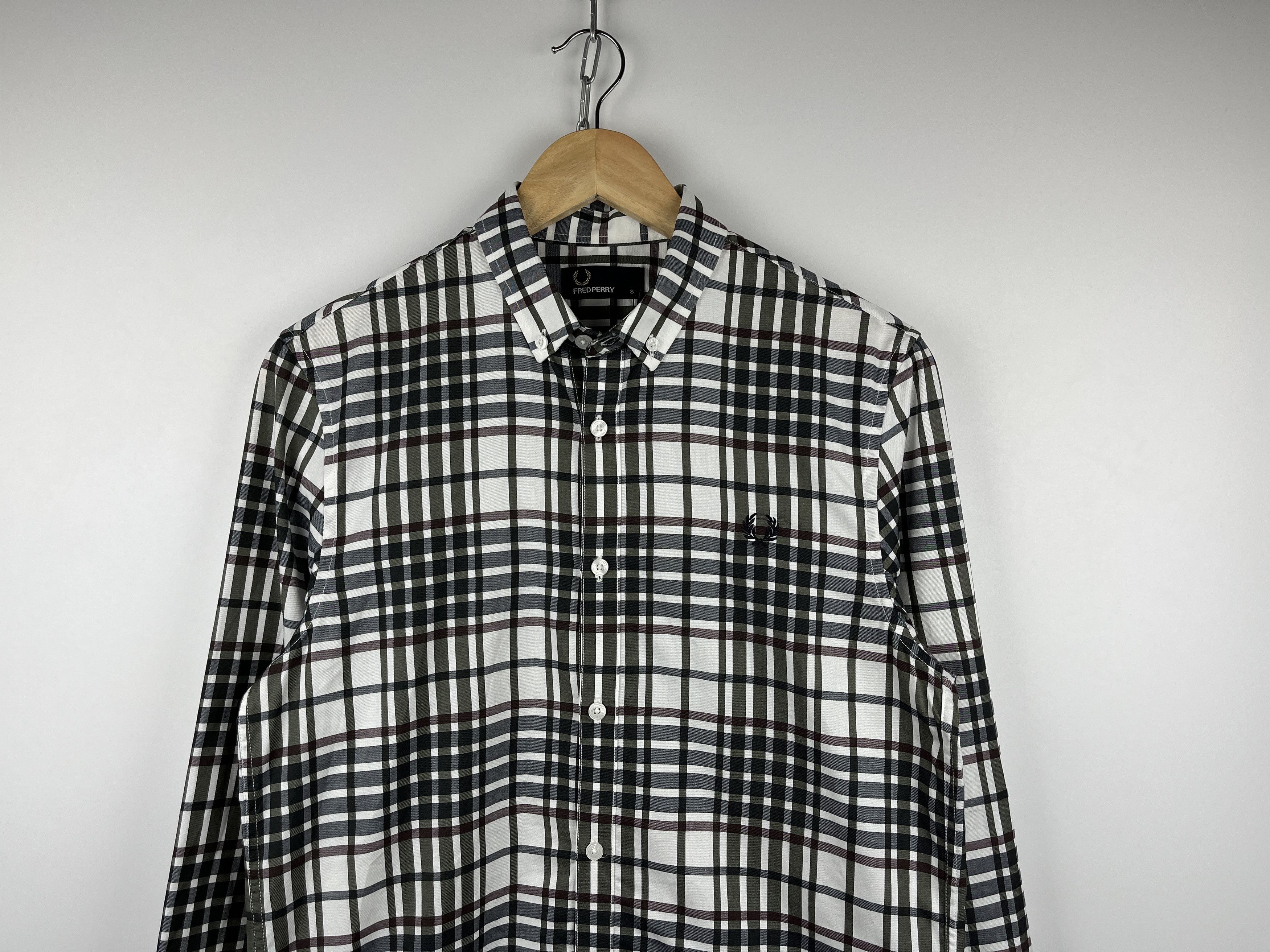 Fred Perry Fred Perry Twill Check Shirt Long Sleeve Size US S / EU 44-46 / 1 - 3 Thumbnail