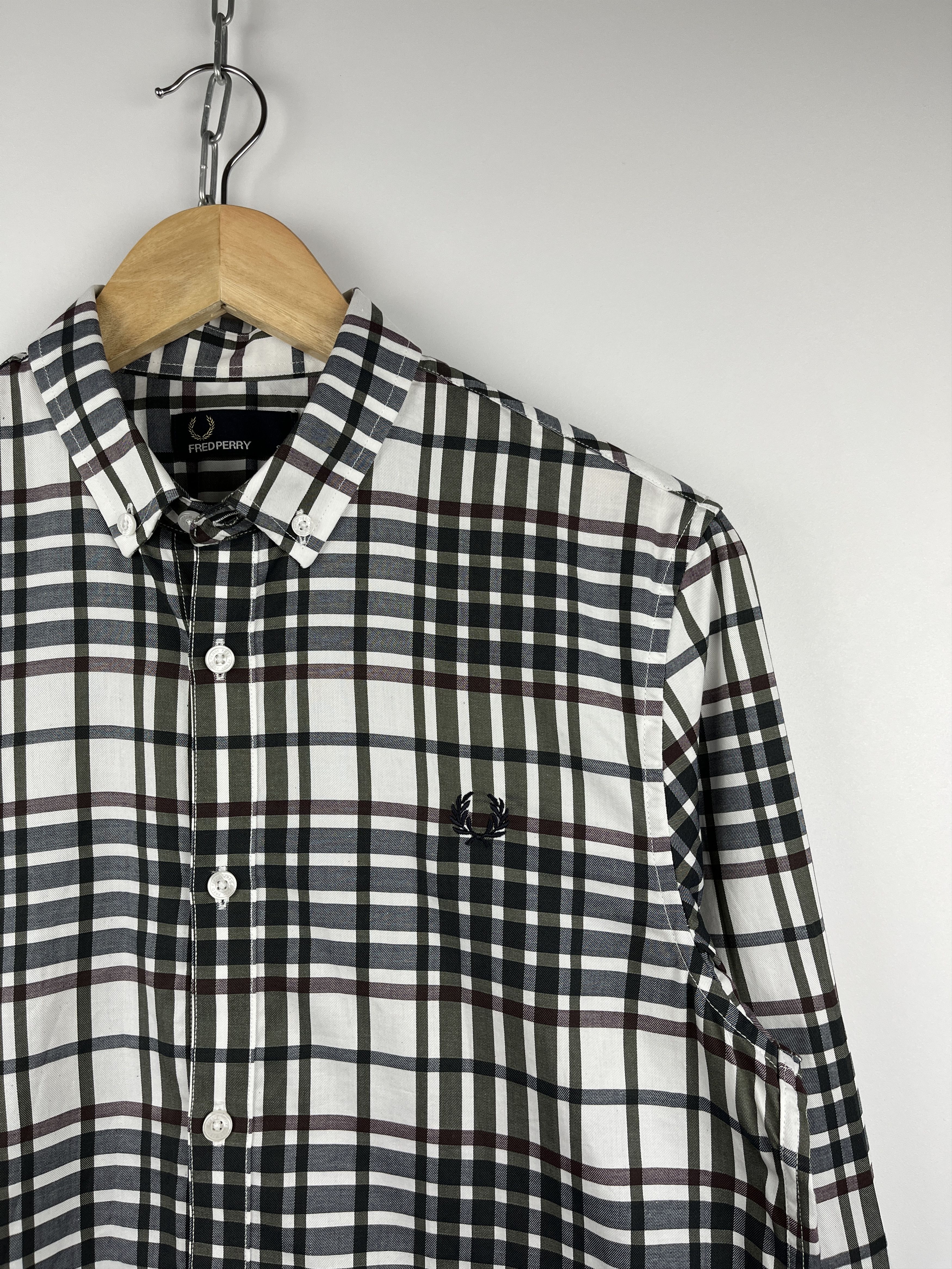 Fred Perry Fred Perry Twill Check Shirt Long Sleeve Size US S / EU 44-46 / 1 - 1 Thumbnail