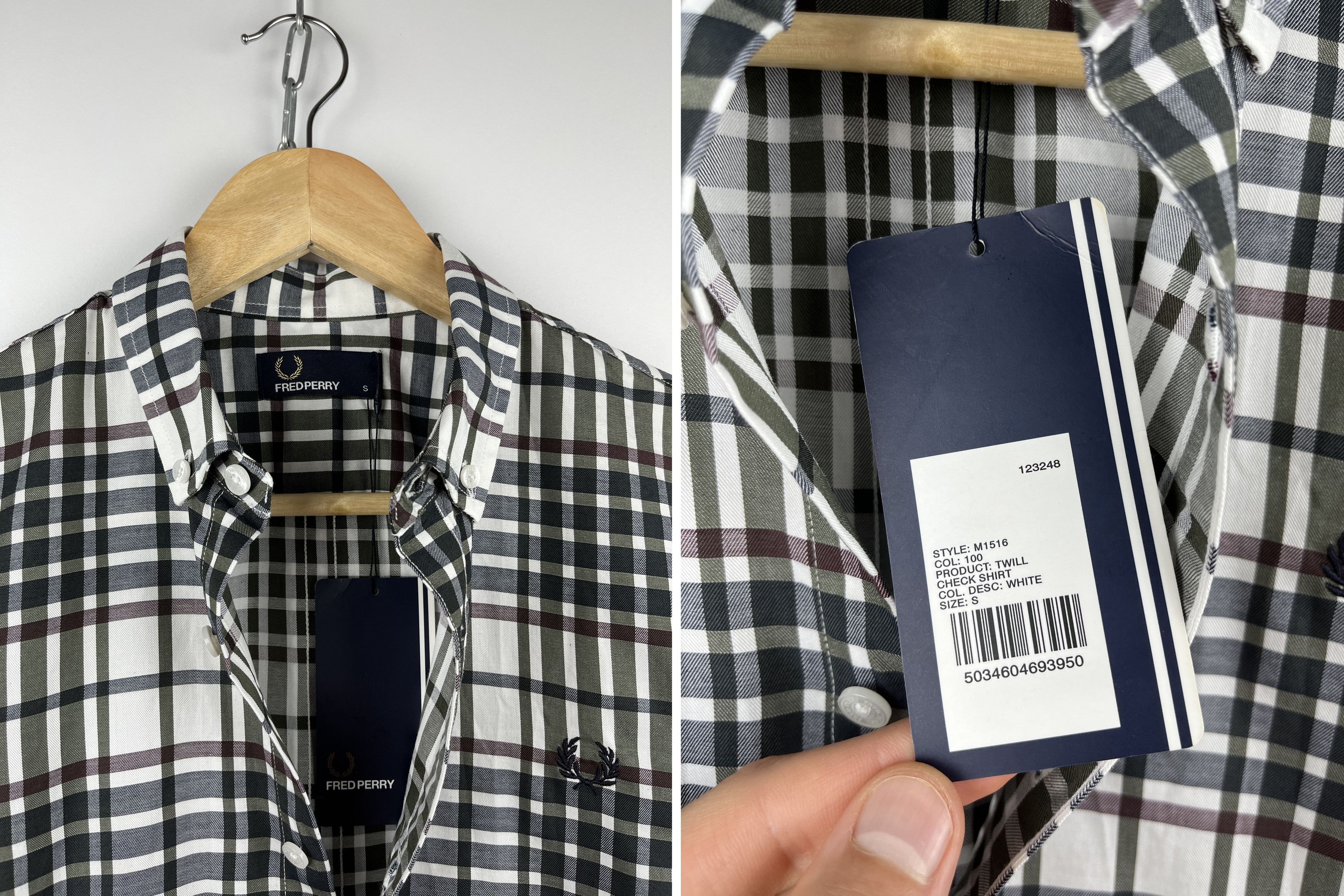 Fred Perry Fred Perry Twill Check Shirt Long Sleeve Size US S / EU 44-46 / 1 - 6 Thumbnail