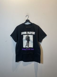 John Mayer Rocking a Tie-Dye Supreme x Louis Vuitton Logo Tee