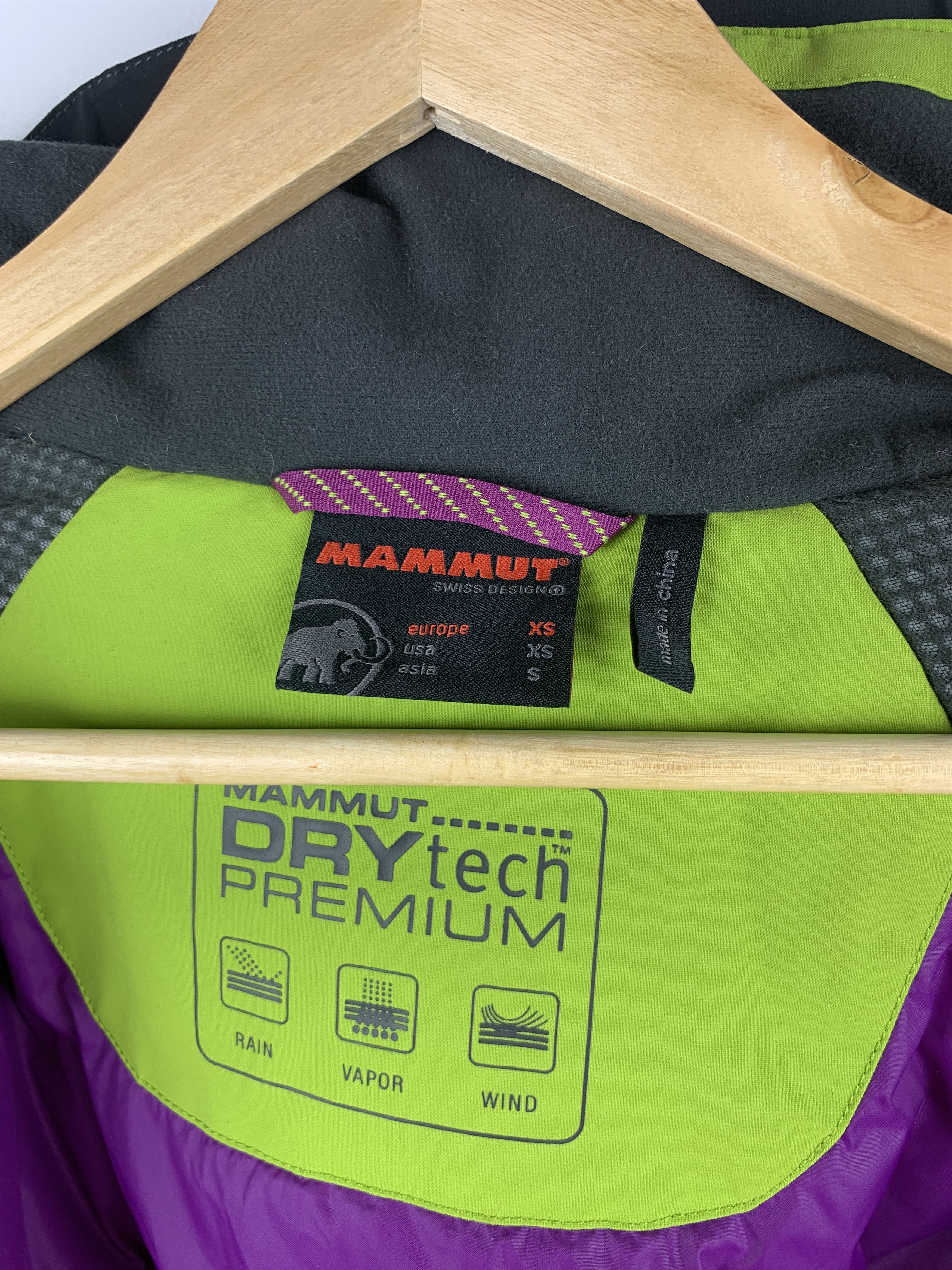 Mammut DRYtech スキーウェア グリーン/パープル Mammut DRYtech スキーウェア グリーン/パープル