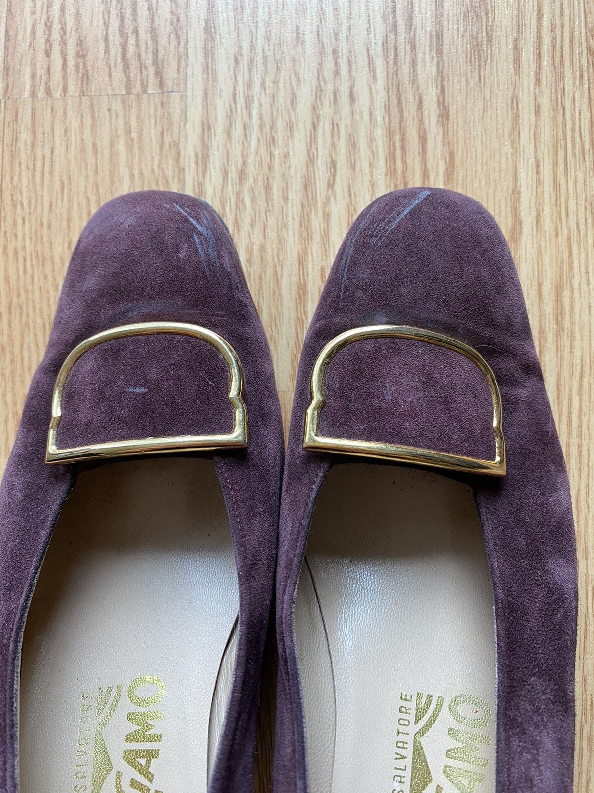 Salvatore Ferragamo Brown Vintage Salvatore Ferragamo Heels Pump Shoe Size US 7 / IT 37 - 6 Thumbnail
