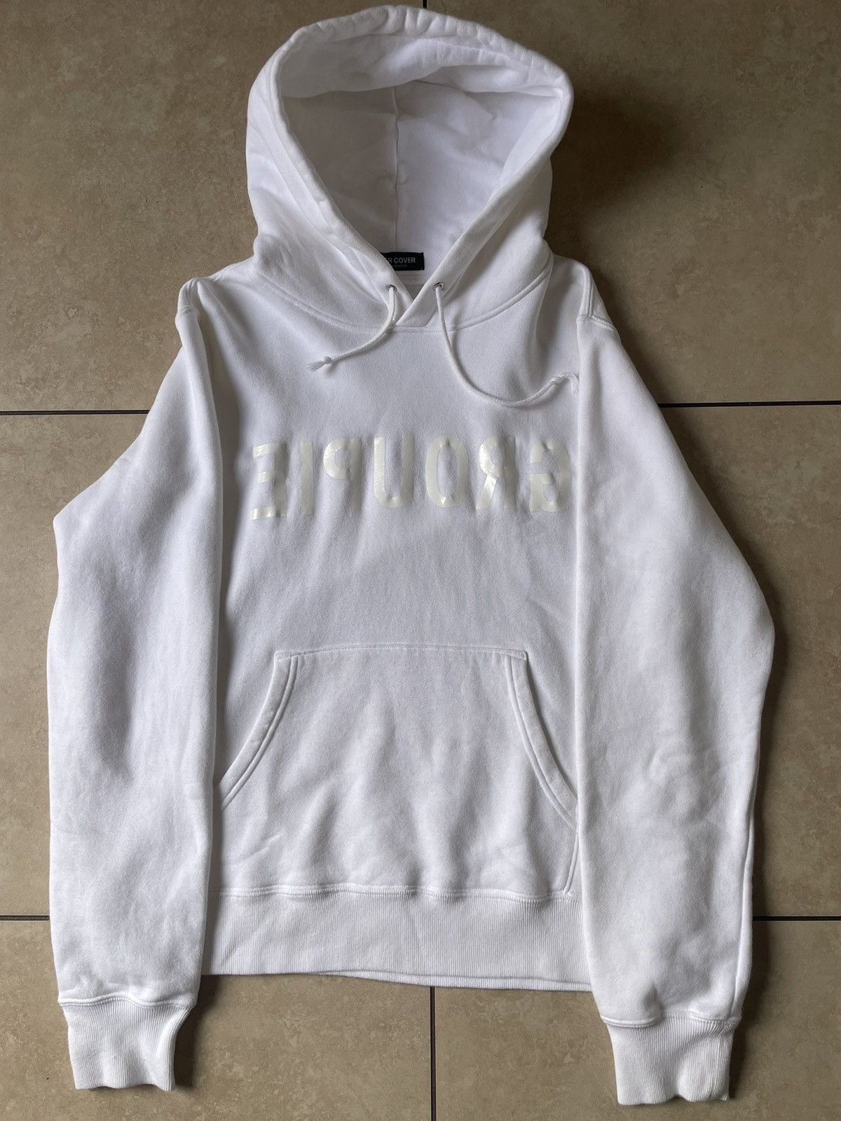 Undercover undercover groupie hoodie 99ss white | Grailed