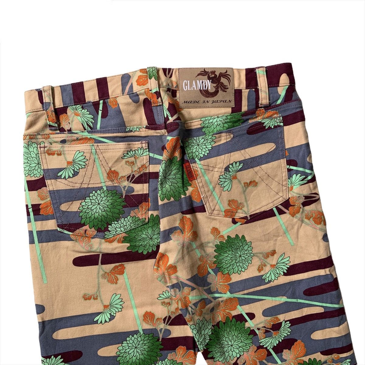 Hysteric Glamour × Japanese Brand × Le Grande Bleu (L.G.B.) Glamdy Japan All Over Print Flared Pants Size US 28 / EU 44 - 4 Thumbnail