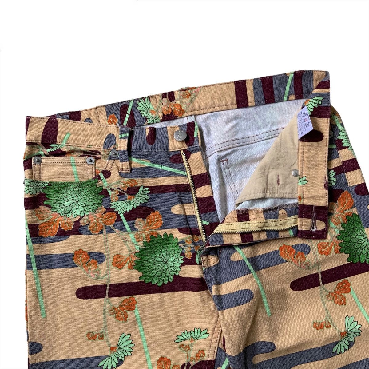Hysteric Glamour × Japanese Brand × Le Grande Bleu (L.G.B.) Glamdy Japan All Over Print Flared Pants Size US 28 / EU 44 - 2 Thumbnail
