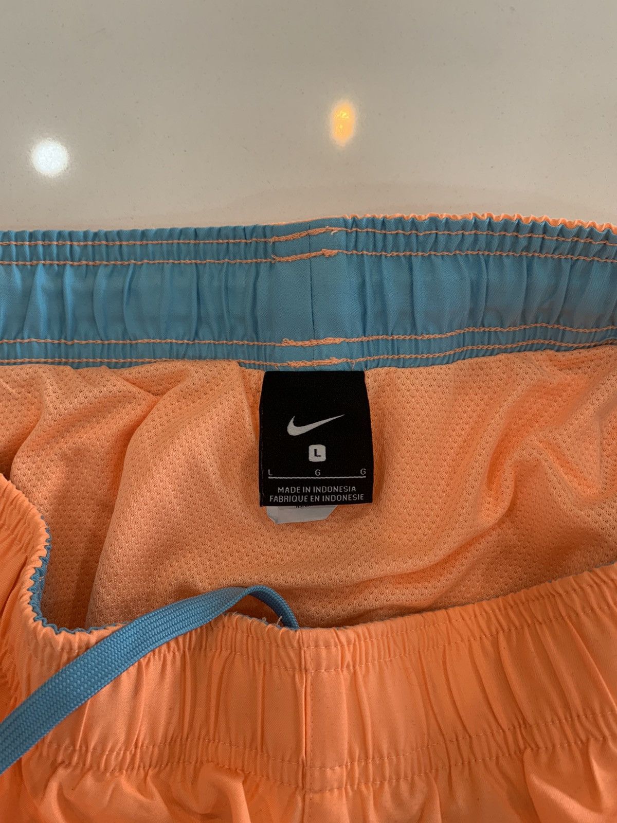 Nike Nike Vintage Travis Scott Style Orange Athletic Shorts Size US 34 / EU 50 - 3 Thumbnail