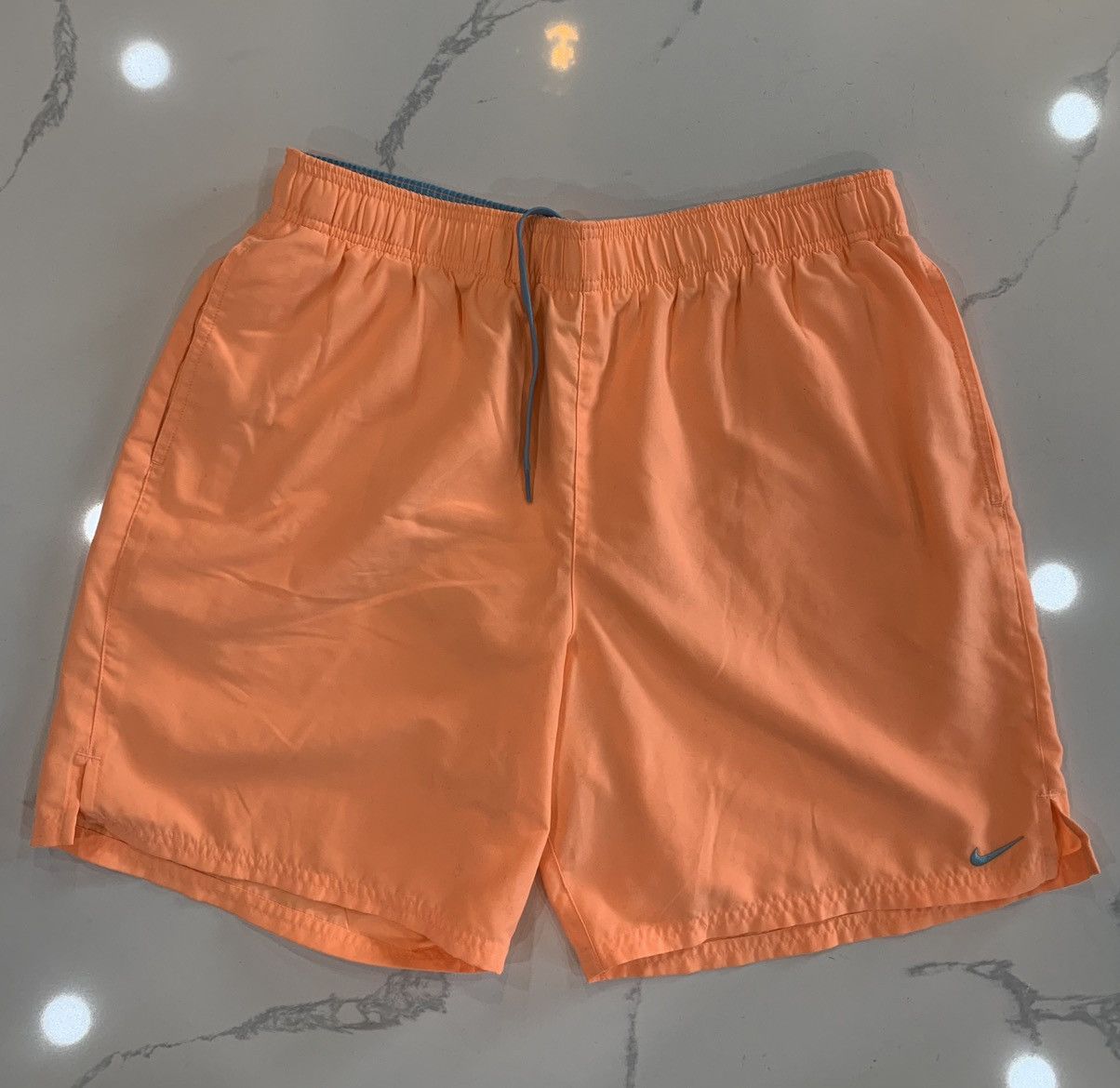 Nike Nike Vintage Travis Scott Style Orange Athletic Shorts Size US 34 / EU 50 - 1 Thumbnail
