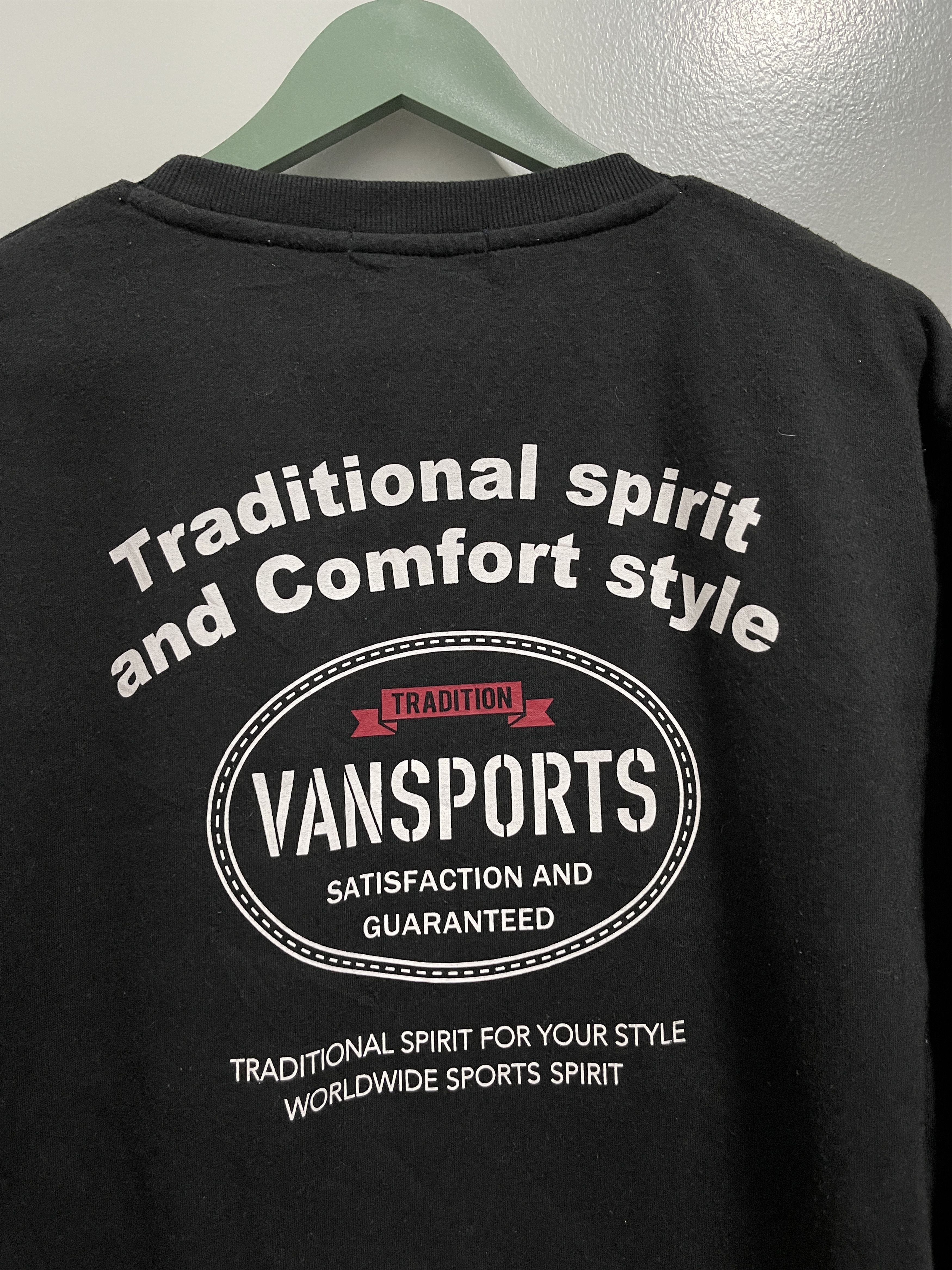 Japanese Brand × Vintage Vintage Vansports Logo Poem Crewneck Sweatshirt Size US M / EU 48-50 / 2 - 3 Thumbnail