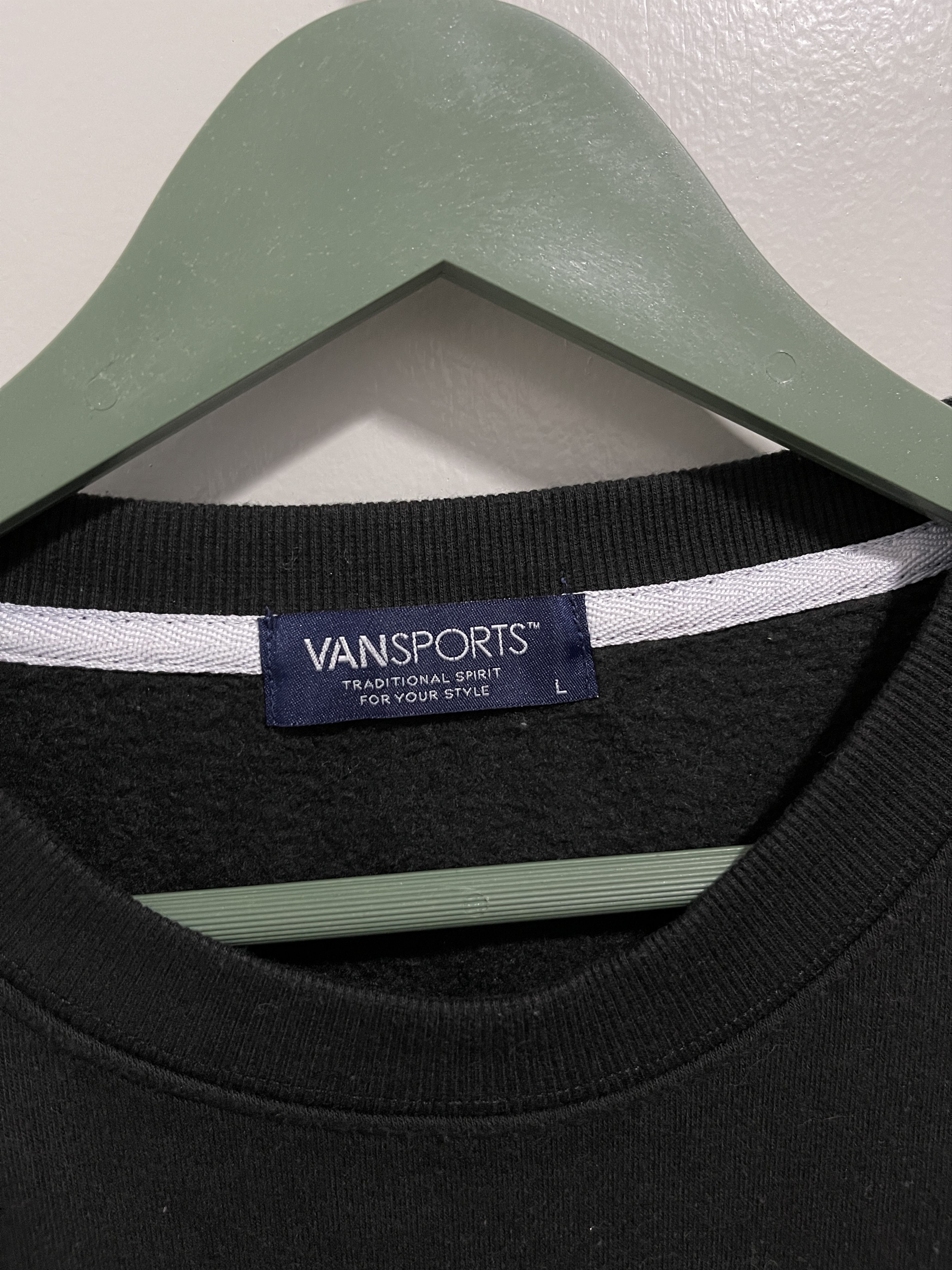 Japanese Brand × Vintage Vintage Vansports Logo Poem Crewneck Sweatshirt Size US M / EU 48-50 / 2 - 6 Thumbnail