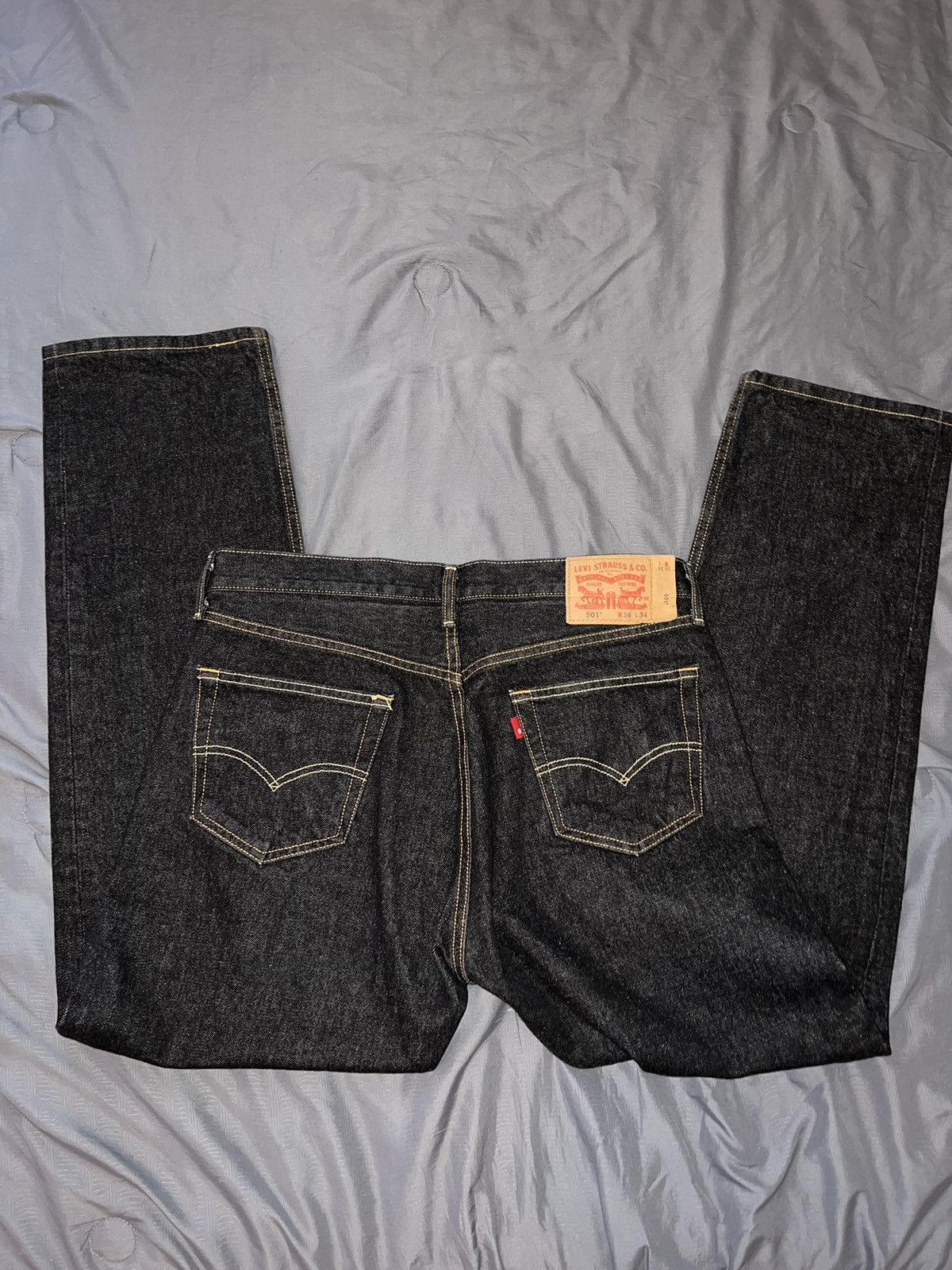Levi's 501 JEANS Size US 36 / EU 52 - 4 Thumbnail