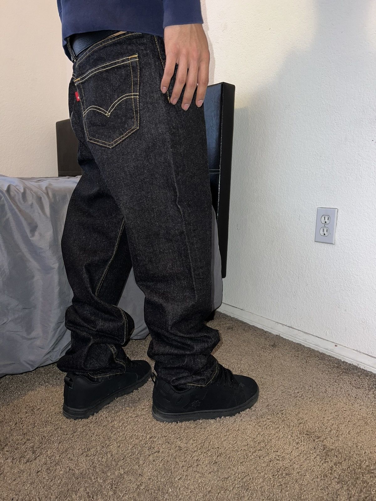 Levi's 501 JEANS Size US 36 / EU 52 - 3 Thumbnail