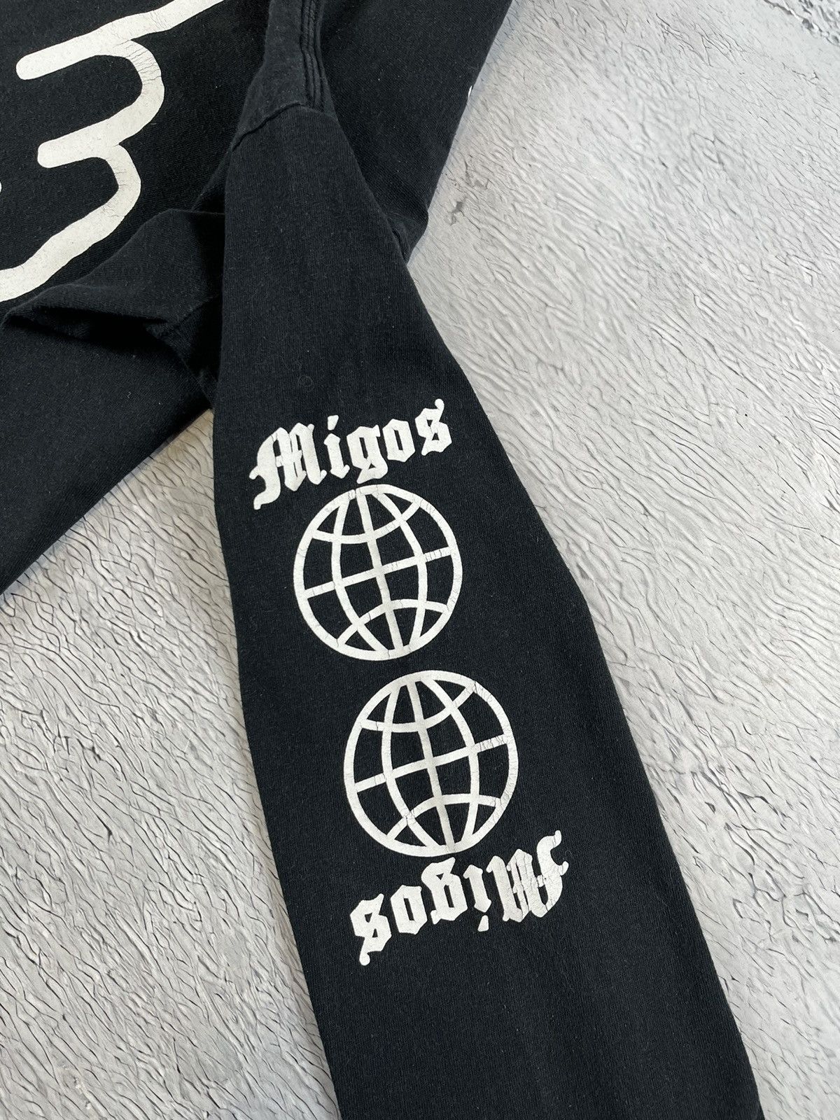 Band Tees × Rap Tees × Vintage Vintage Migos & Drake Rap long sleeve FUCK THE SYSTEM Size US L / EU 52-54 / 3 - 3 Thumbnail