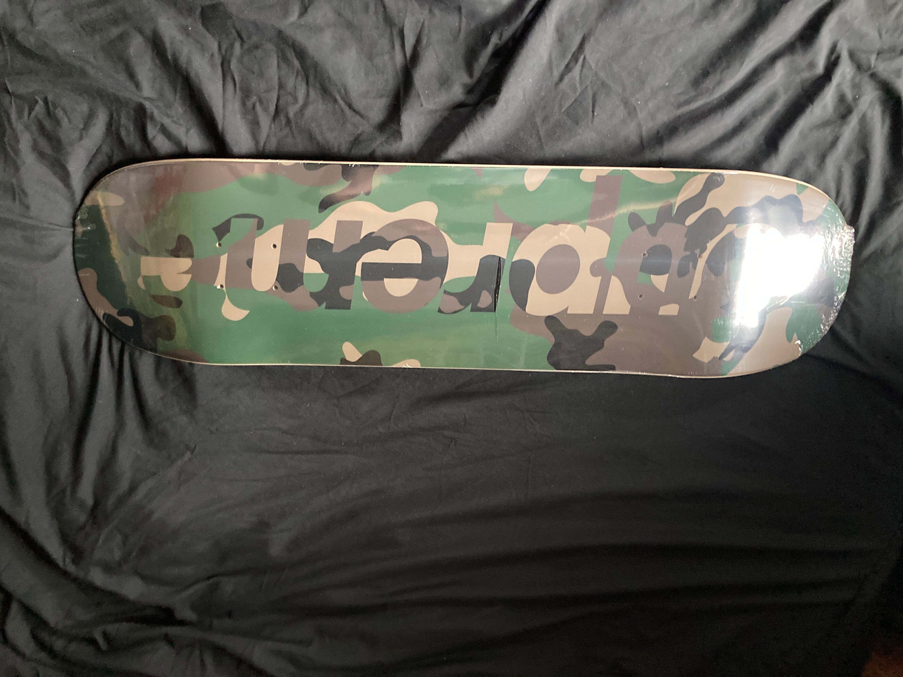 Supreme Camo Logo Skateboard - Woodland Camo - 8.125" x 32" Size ONE SIZE - 1 Preview