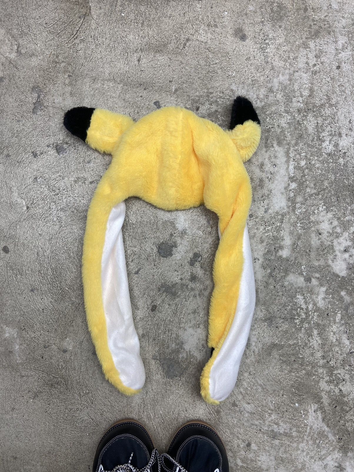 Anime Y2K PIKACHU POKEMON CUTE SHERPA TEDDY HAT 2000s - № 4031 Size ONE SIZE - 6 Thumbnail