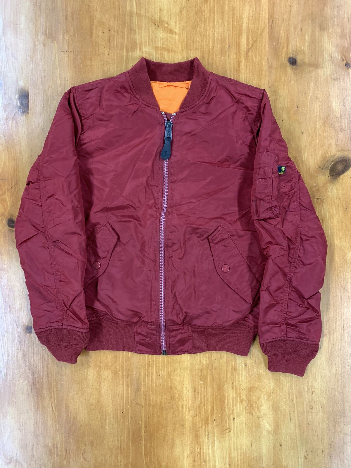 Alpha Industries Vintage Alpha Reversible Zip Up Bomber Jacket Size US M / EU 48-50 / 2 - 1 Thumbnail