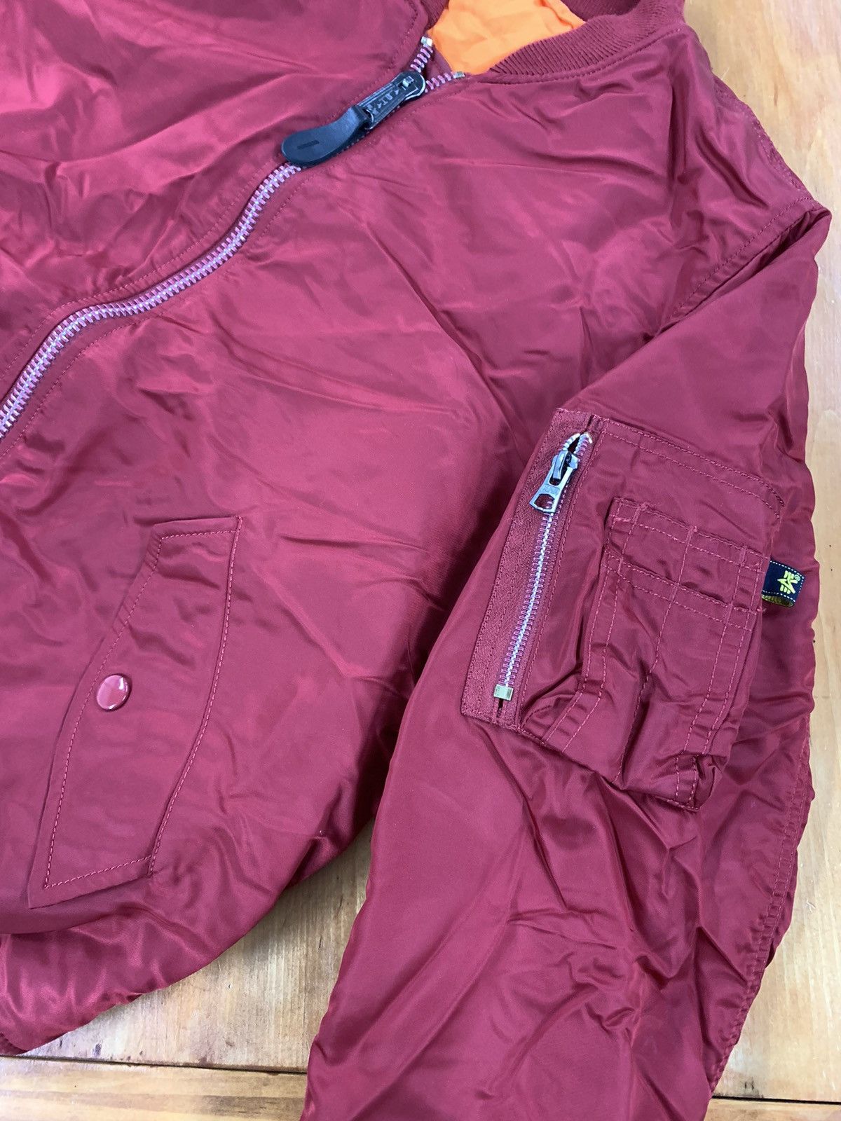Alpha Industries Vintage Alpha Reversible Zip Up Bomber Jacket Size US M / EU 48-50 / 2 - 3 Thumbnail