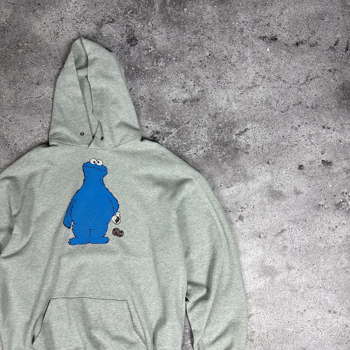 Vintage Vintage 00s Sesame Street Cookies Cookie Monster Hoodie y2k Size US XL / EU 56 / 4 - 5 Thumbnail