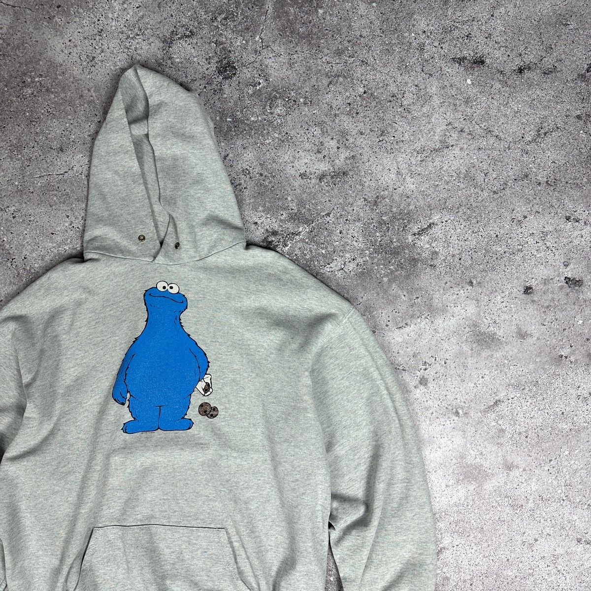 Vintage Vintage 00s Sesame Street Cookies Cookie Monster Hoodie y2k Size US XL / EU 56 / 4 - 3 Thumbnail
