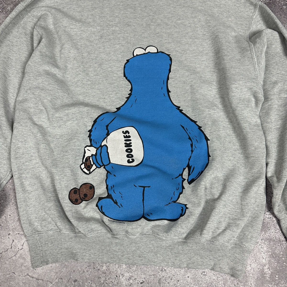 Vintage Vintage 00s Sesame Street Cookies Cookie Monster Hoodie y2k Size US XL / EU 56 / 4 - 8 Thumbnail