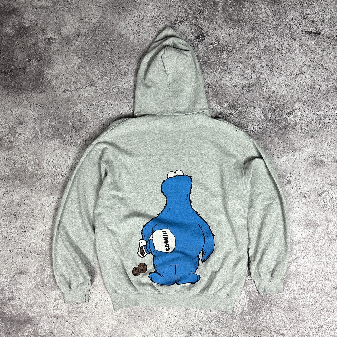 Vintage Vintage 00s Sesame Street Cookies Cookie Monster Hoodie y2k Size US XL / EU 56 / 4 - 2 Thumbnail