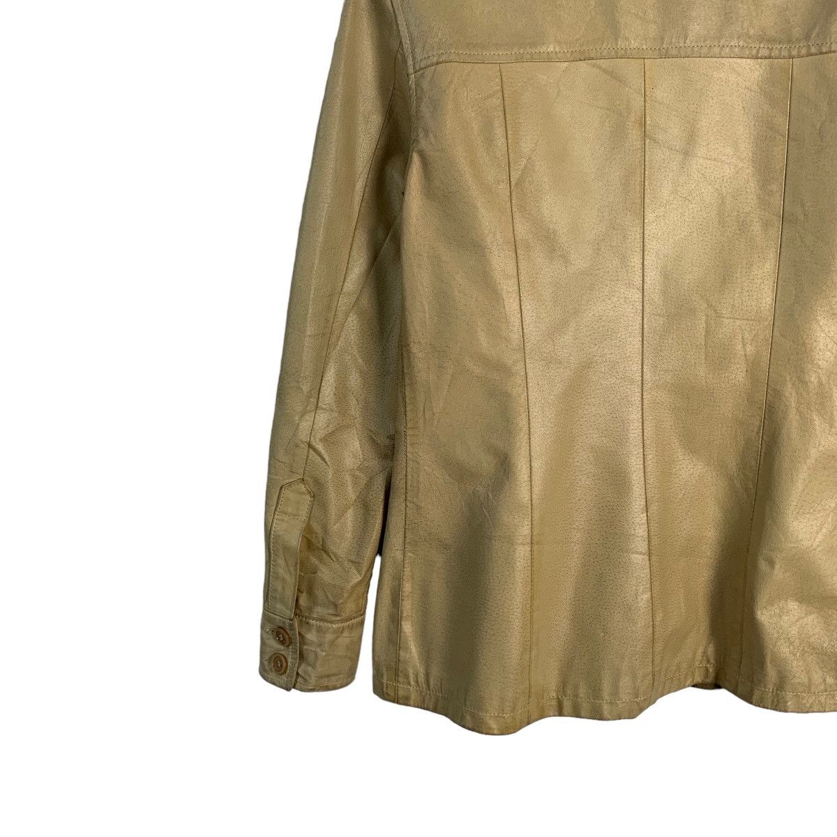 Other Marcello Pampaloni Leather Jacket Size S / US 4 / IT 40 - 9 Thumbnail