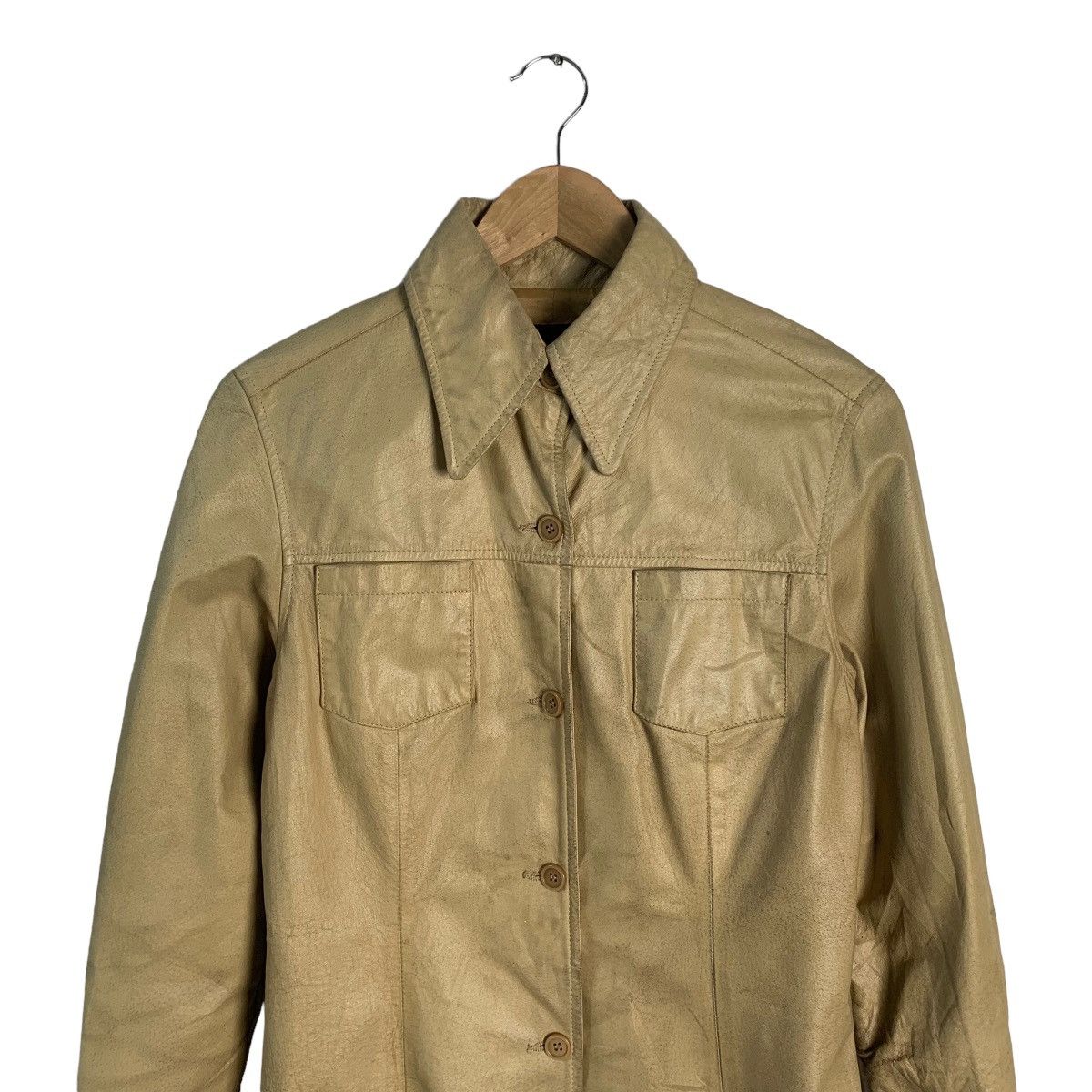 Other Marcello Pampaloni Leather Jacket Size S / US 4 / IT 40 - 4 Thumbnail