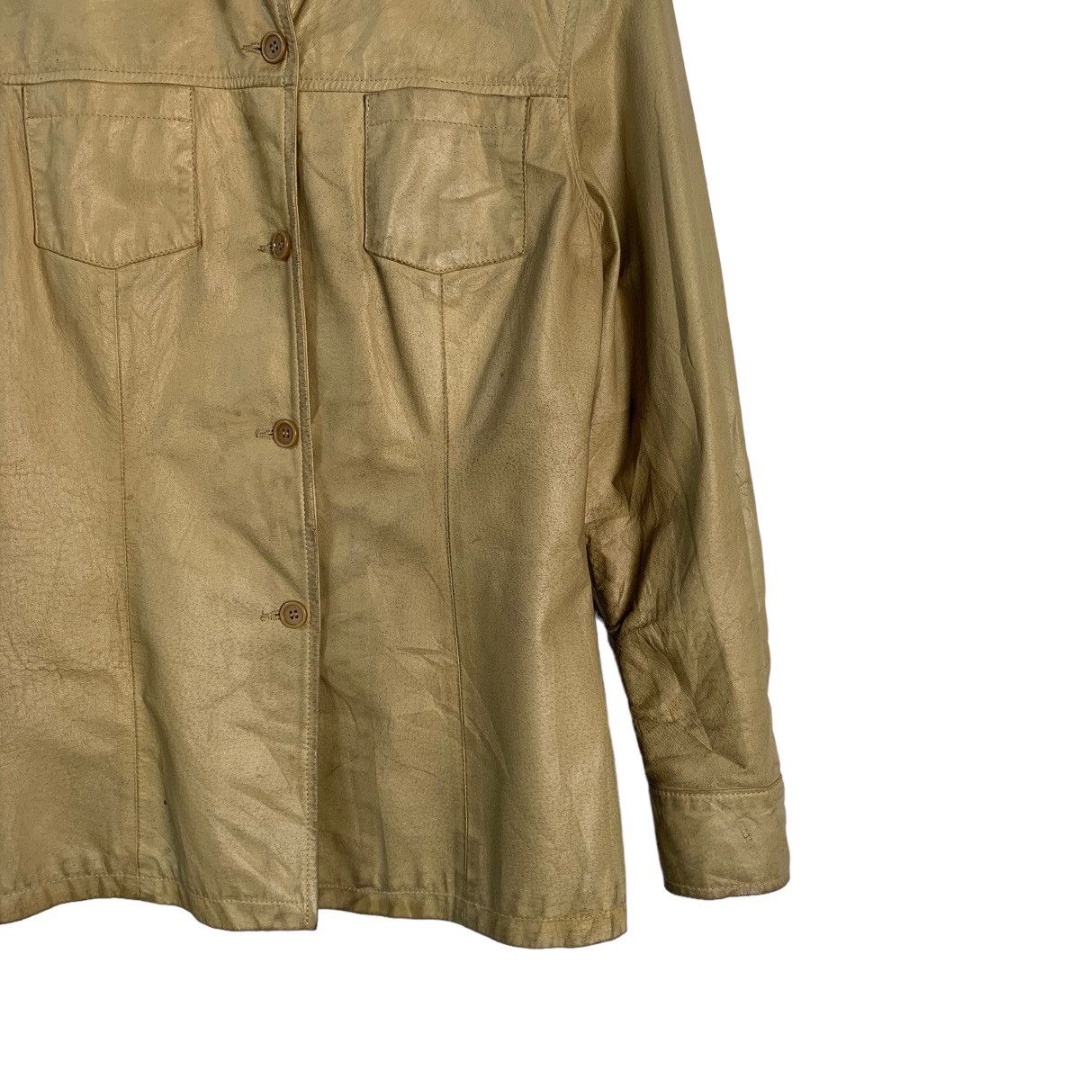 Other Marcello Pampaloni Leather Jacket Size S / US 4 / IT 40 - 3 Thumbnail