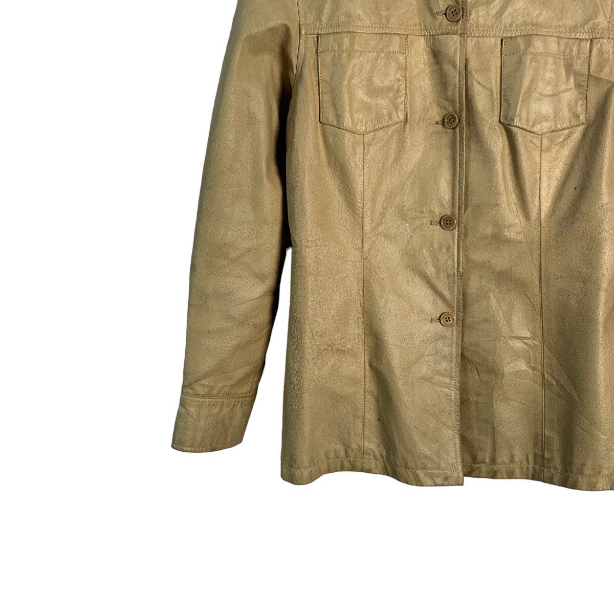 Other Marcello Pampaloni Leather Jacket Size S / US 4 / IT 40 - 2 Thumbnail