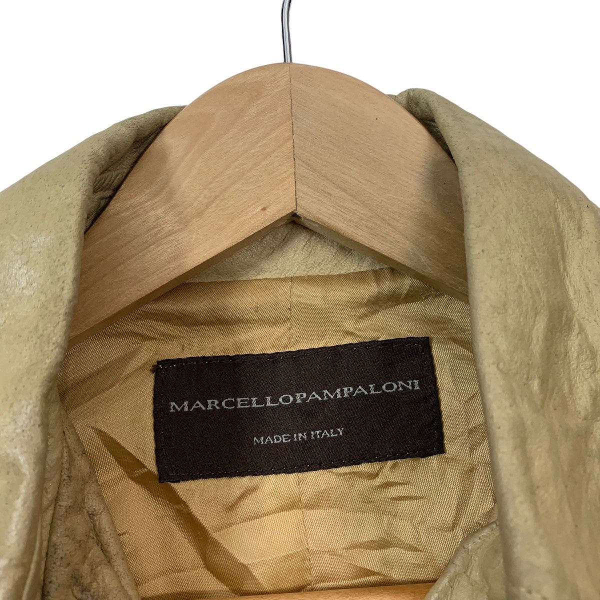Other Marcello Pampaloni Leather Jacket Size S / US 4 / IT 40 - 5 Thumbnail