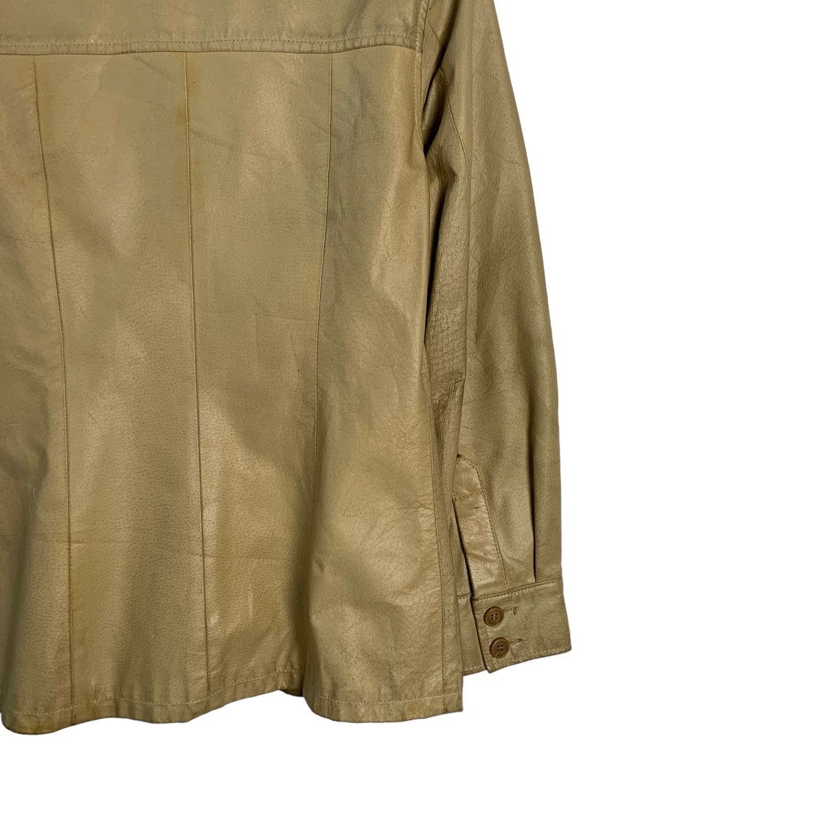 Other Marcello Pampaloni Leather Jacket Size S / US 4 / IT 40 - 10 Thumbnail